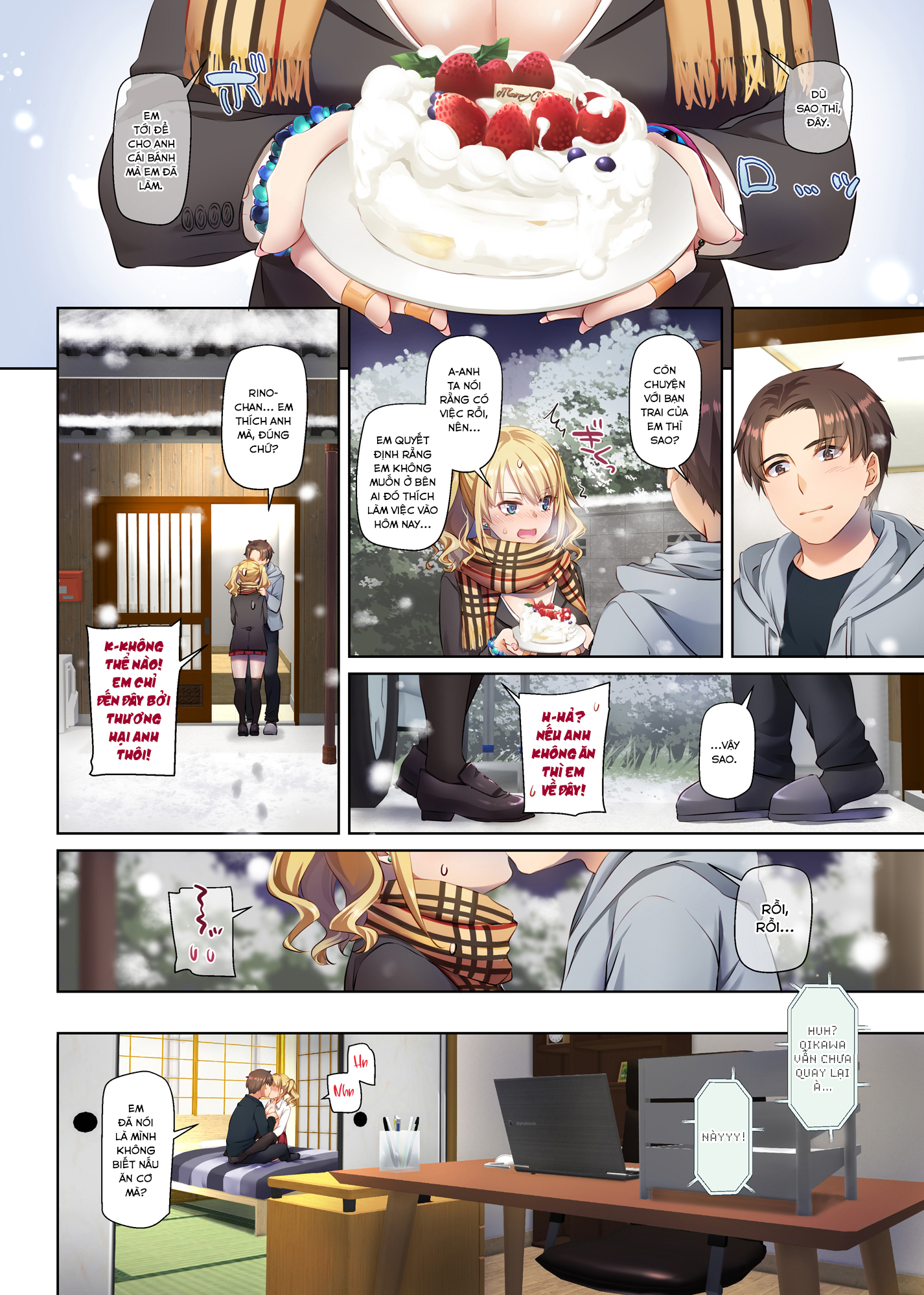 Đọc truyện hentai Inaka no Deaikei Gal wa Kyonyuu Shojo!? - Oneshot [Full Color]