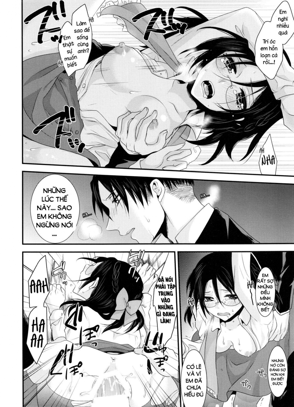 Đọc truyện hentai Kiss me once again (Shingeki no Kyojin) - Chap 4