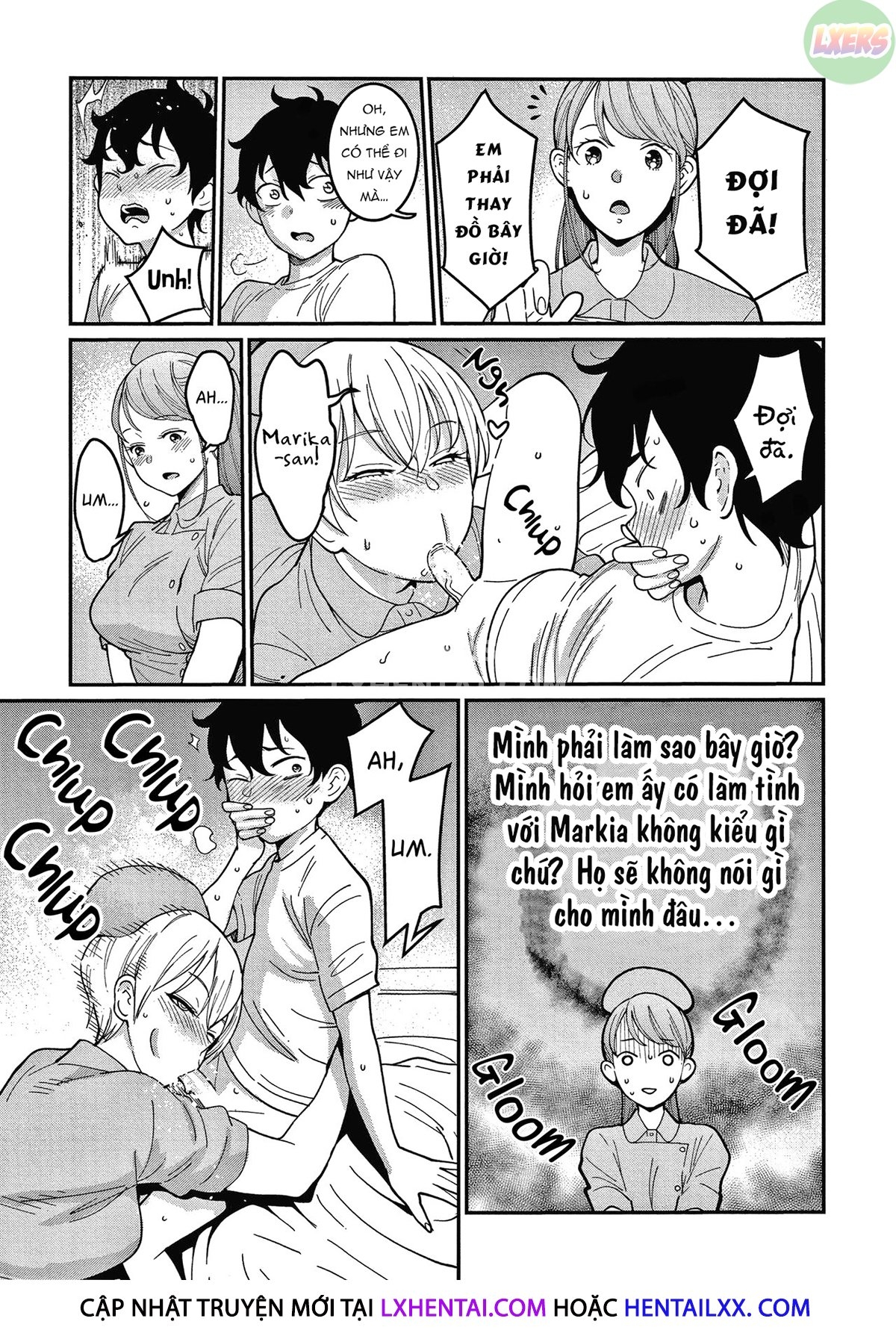 Đọc truyện hentai OneShota Ward 24 Hour Care Harem Hospitalization Life - Chap 2