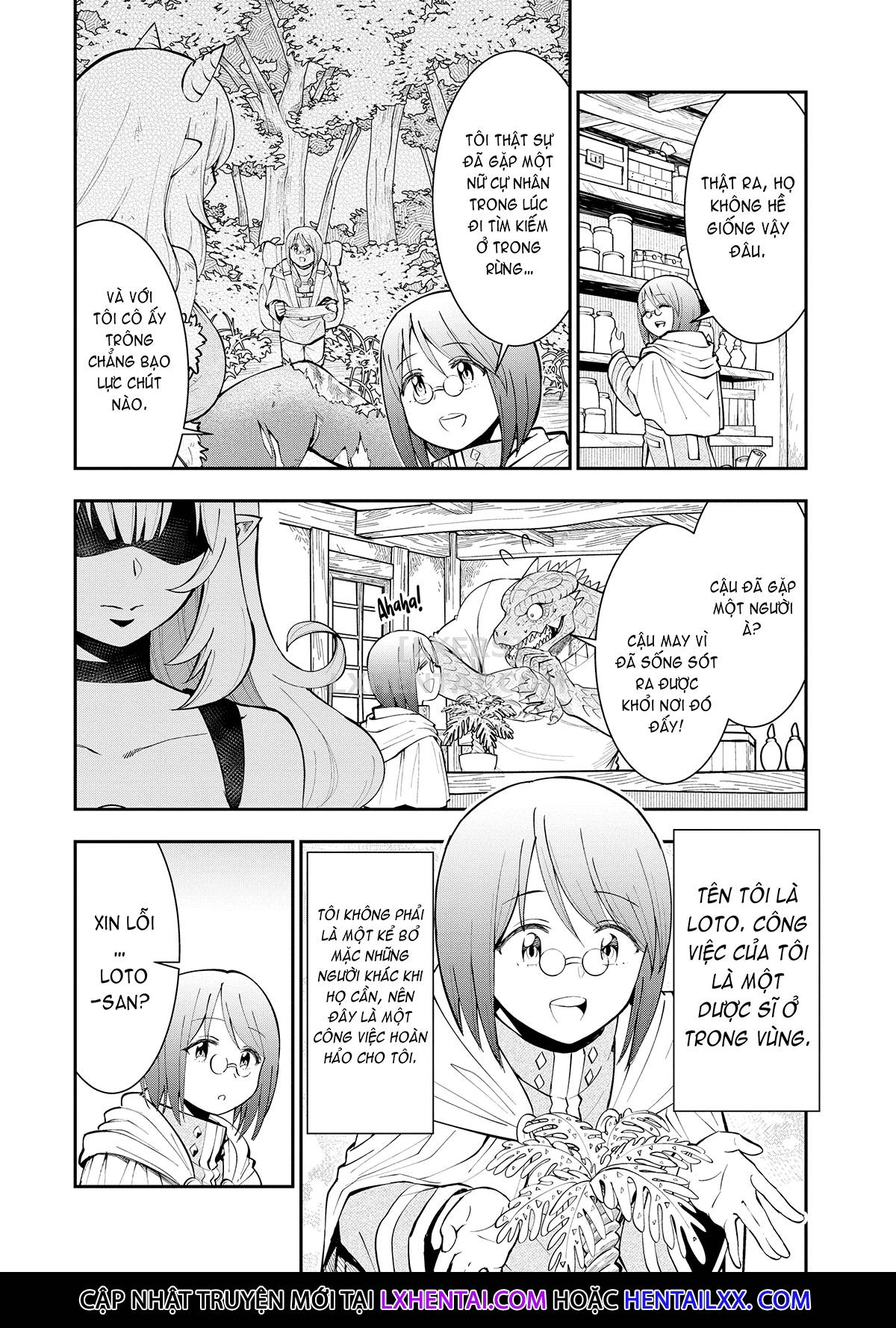 Đọc truyện hentai Monster Girls With a Need for Seed - Chap 10 - Loto & Flan