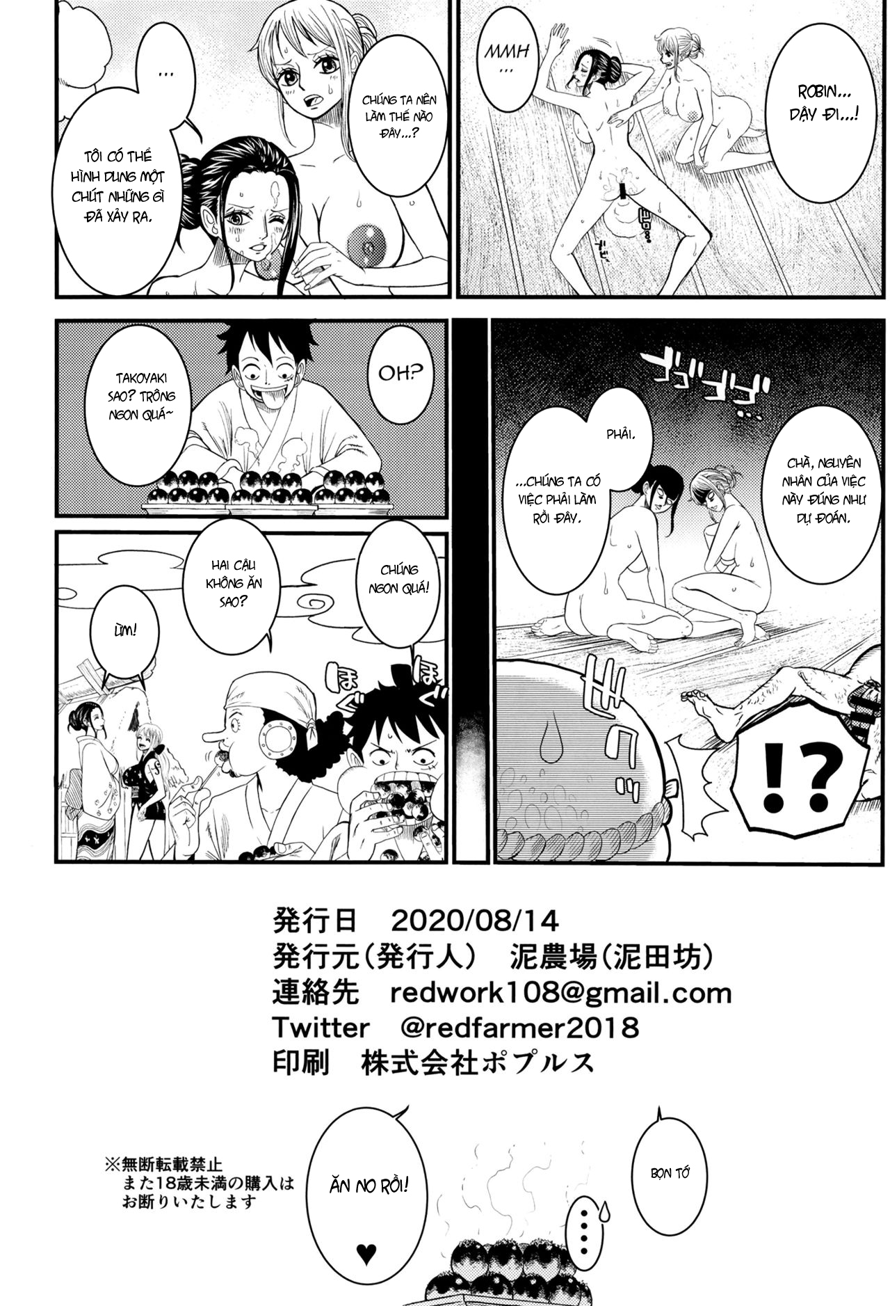 Đọc truyện hentai Nami và Robin ở nhà tắm công cộng - Oneshot