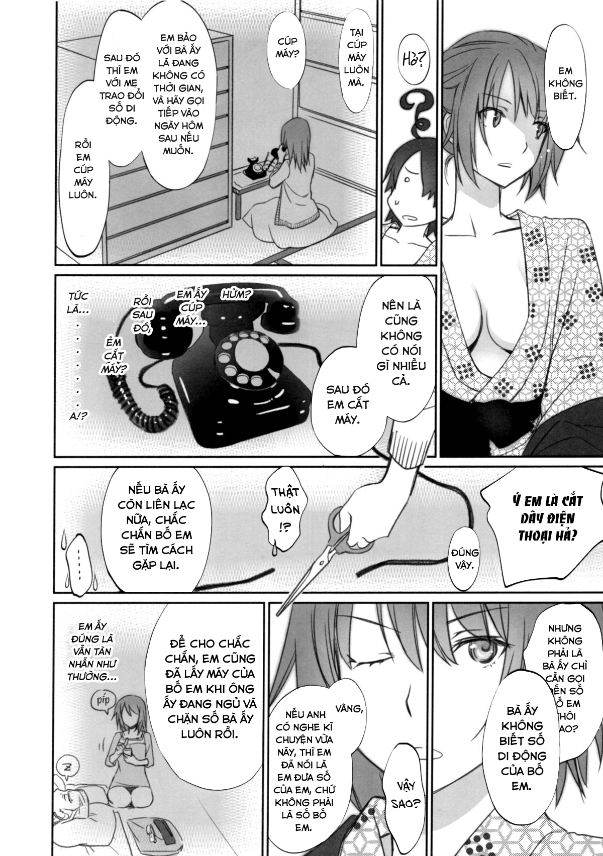 Đọc truyện hentai Hitagi family (Bakemonogatari) - Chap 2