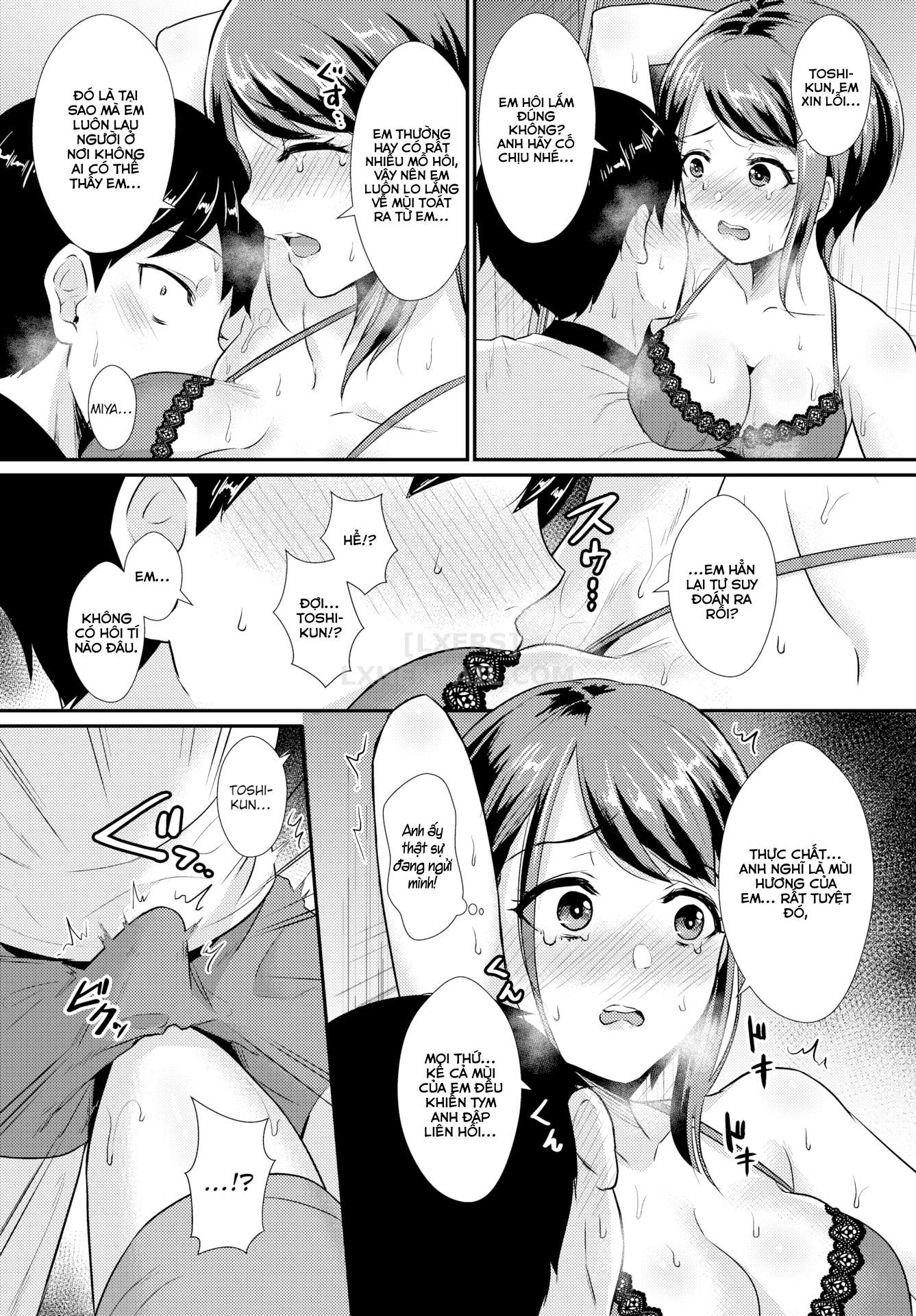 Đọc truyện hentai Sensitive Sweat - Oneshot