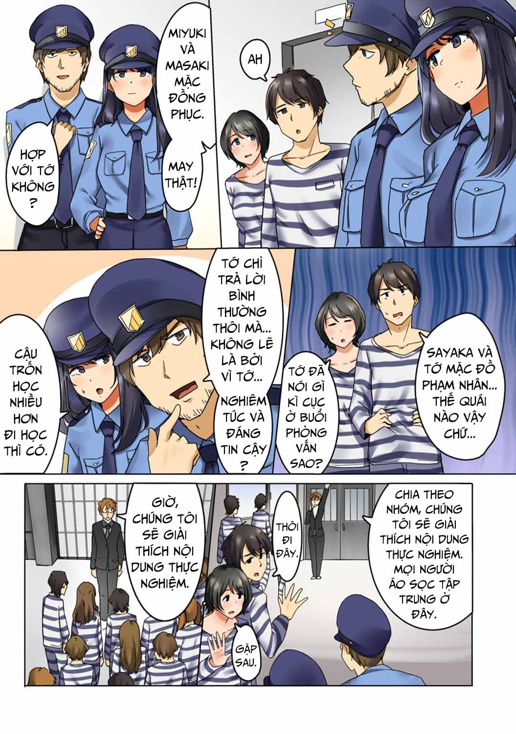 Đọc truyện hentai Kangoku Zemi Kanshu ni Zettai Fukujuu o Shiirarete - Chap 1