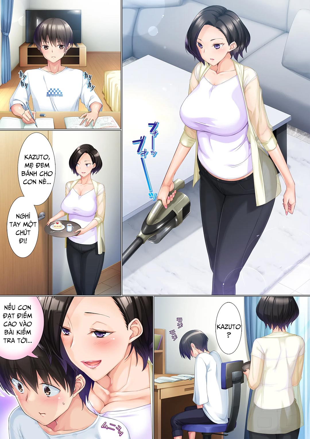 Đọc truyện hentai Cách mẹ thúc đẩy con trai - Oneshot