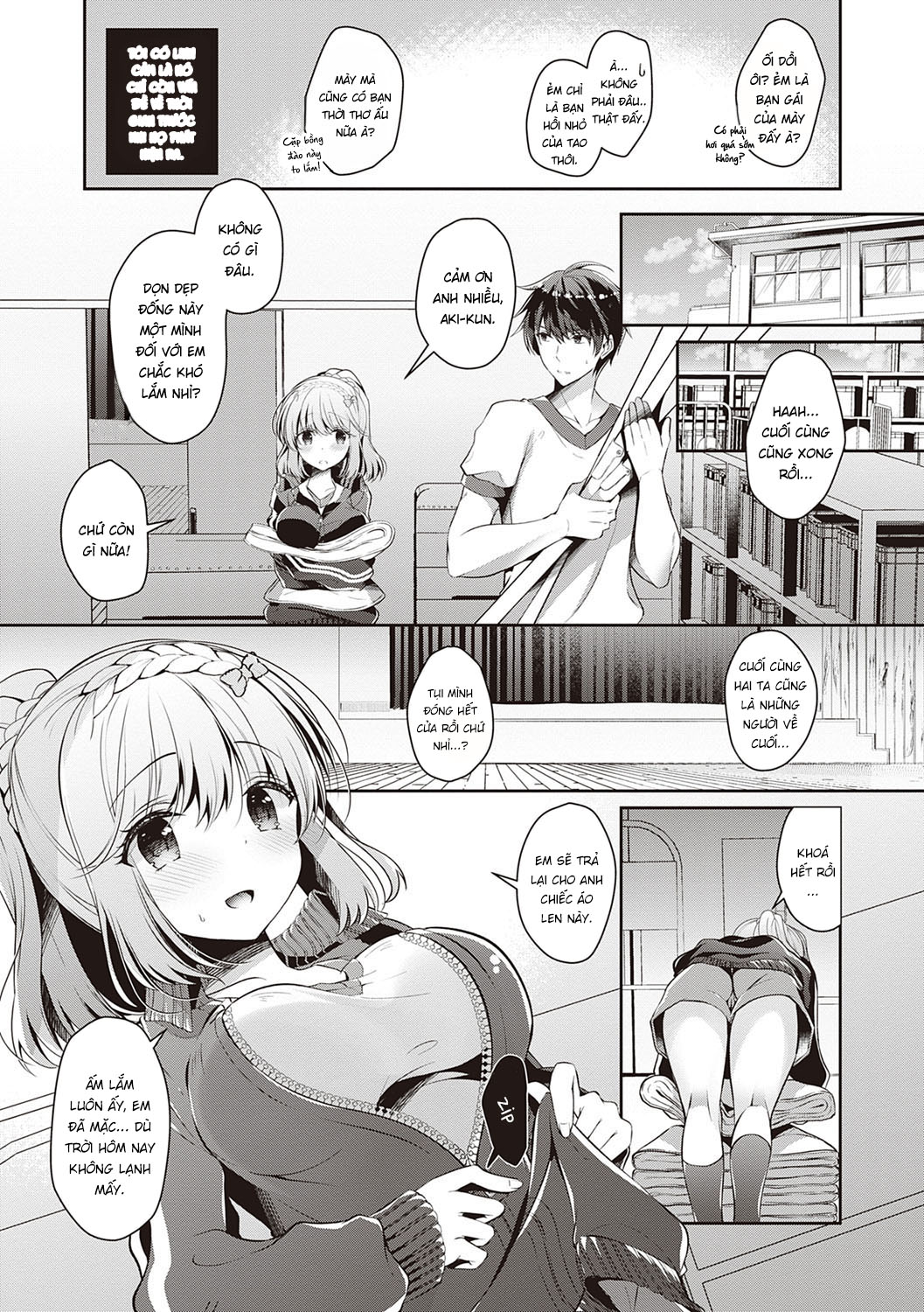 Đọc truyện hentai Osananajimi de Koibito no Kanojo to Shitai Koto Zenbu - Chap 2