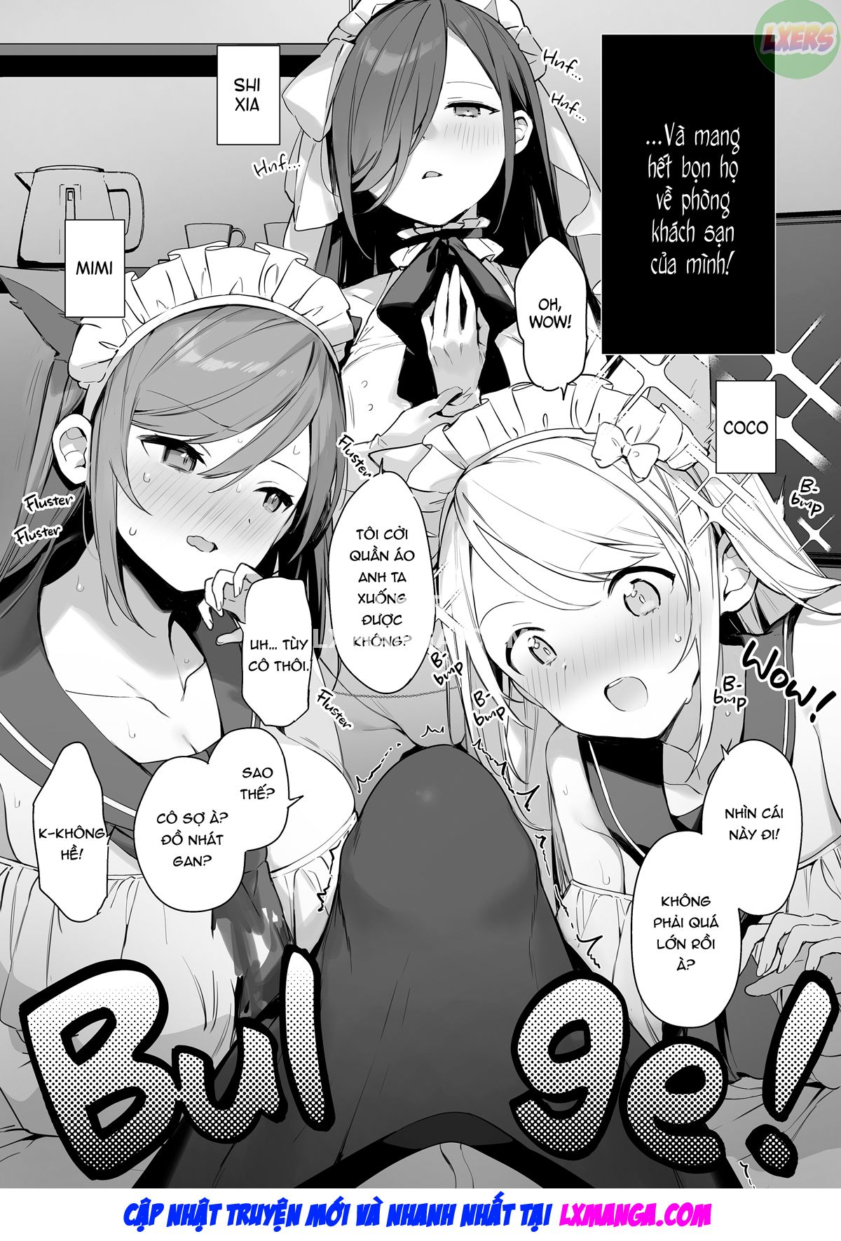 Đọc truyện hentai Quy ước 2 cô gái hầu nữ - Oneshot