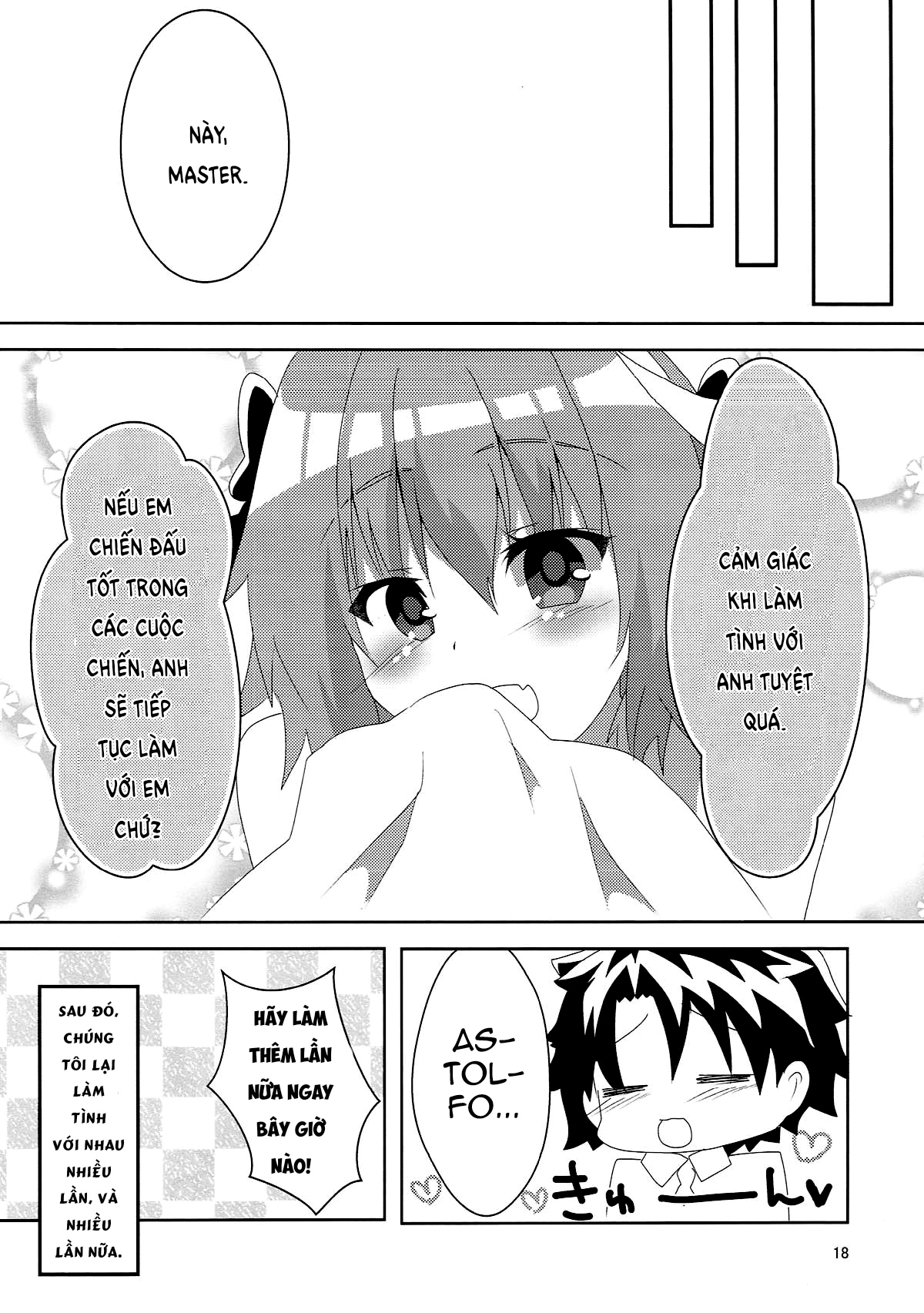 Đọc truyện hentai Trái tim Astolfo - Oneshot