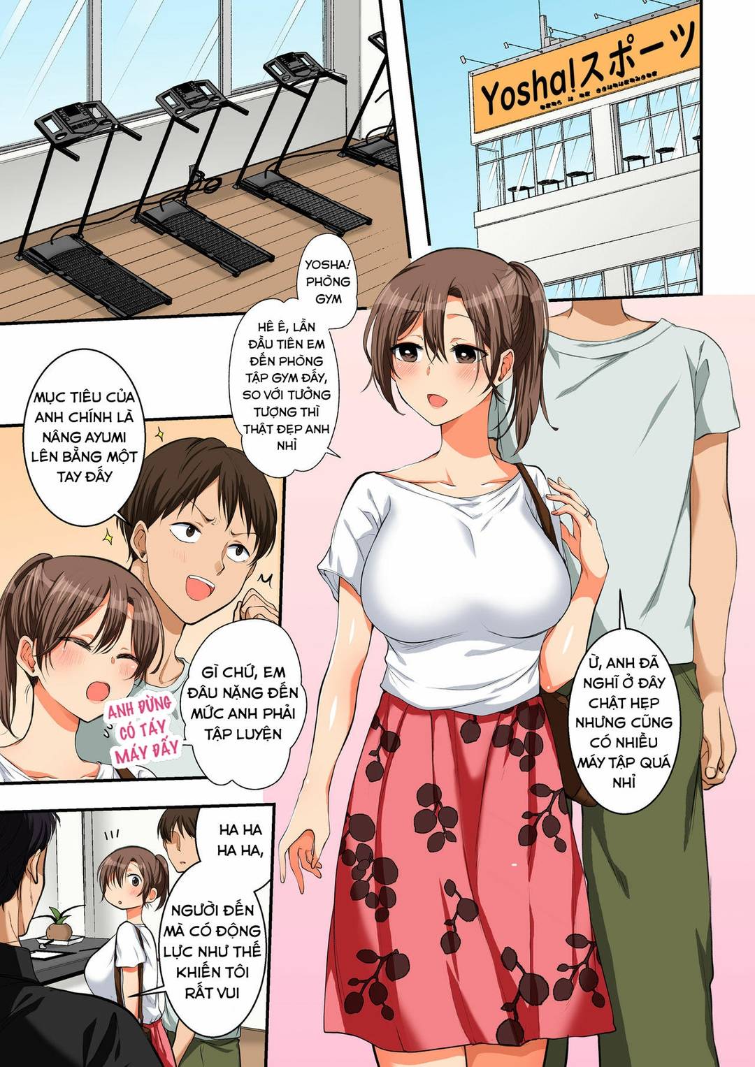 Đọc truyện hentai Asedaku Netorare Sports Gym - Oneshot