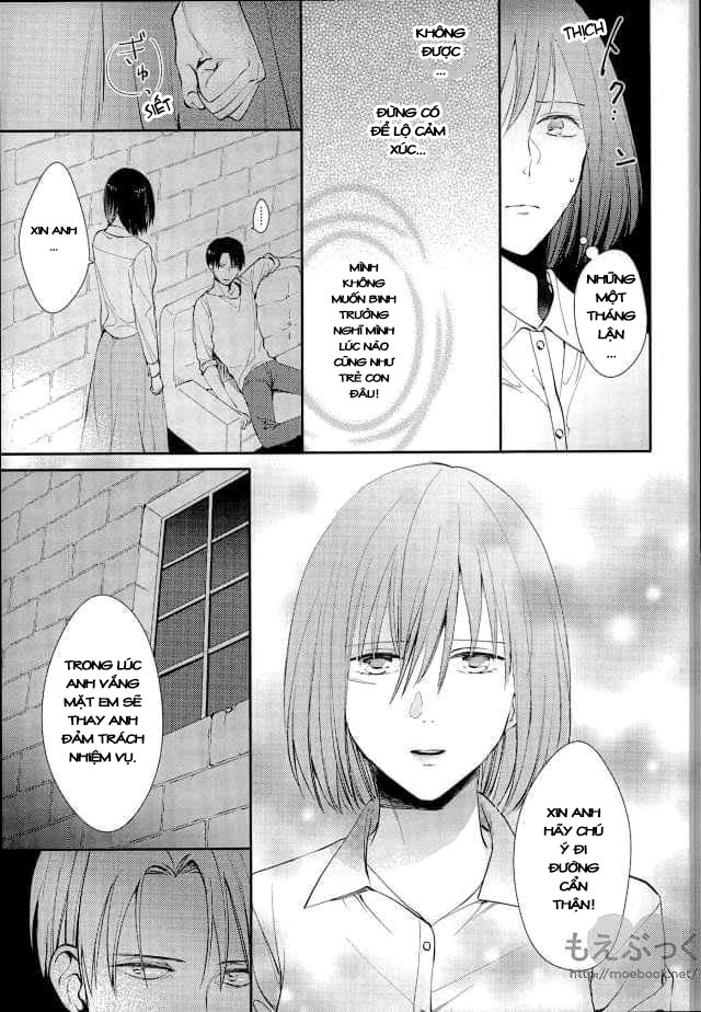 Đọc truyện hentai Chẳng thể đợi chờ (Shingeki no Kyojin) - Oneshot