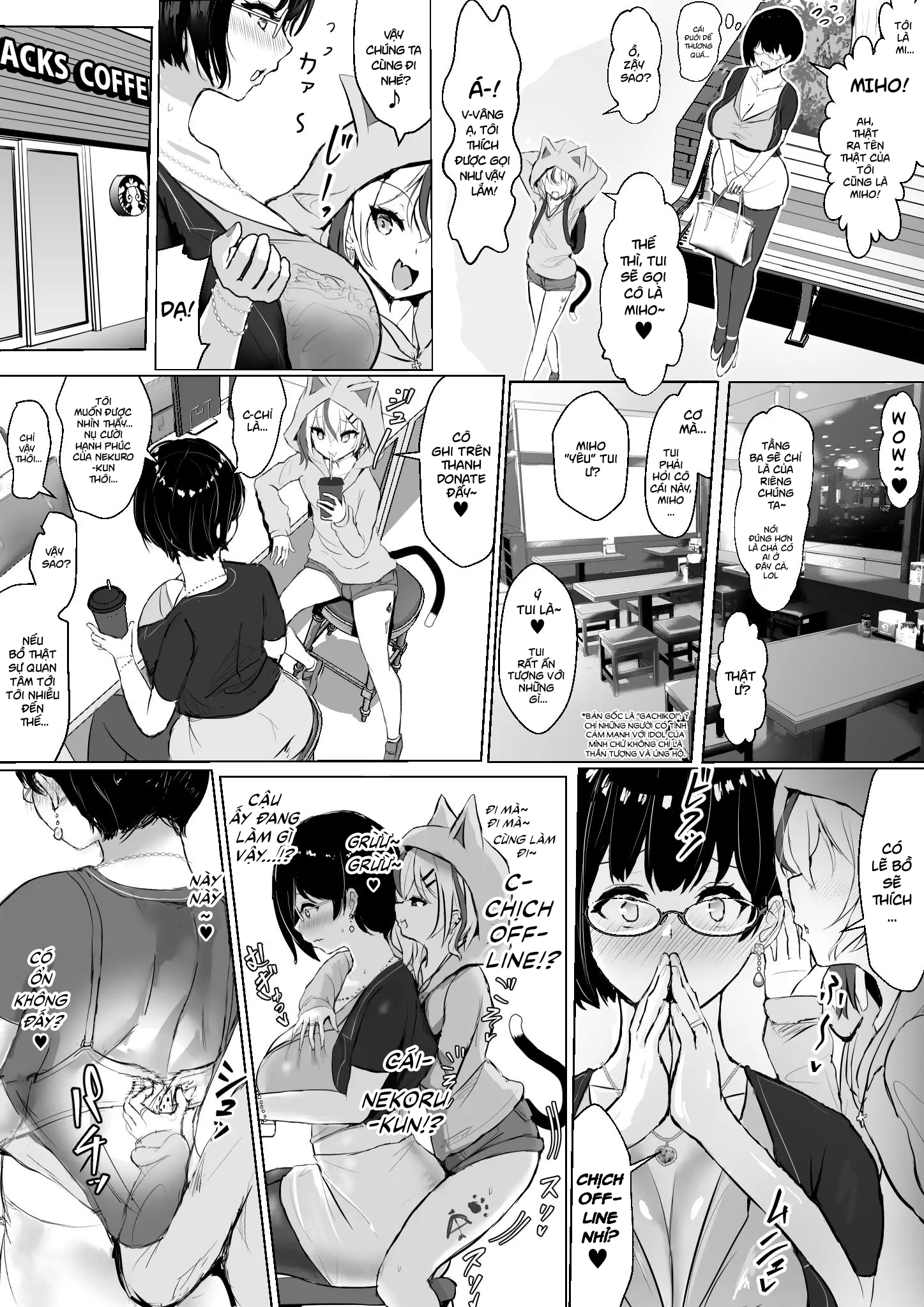 Đọc truyện hentai Câu chuyện về cô vợ otaku bị một thằng nhóc idol streamer vụng trộm - Chap 1