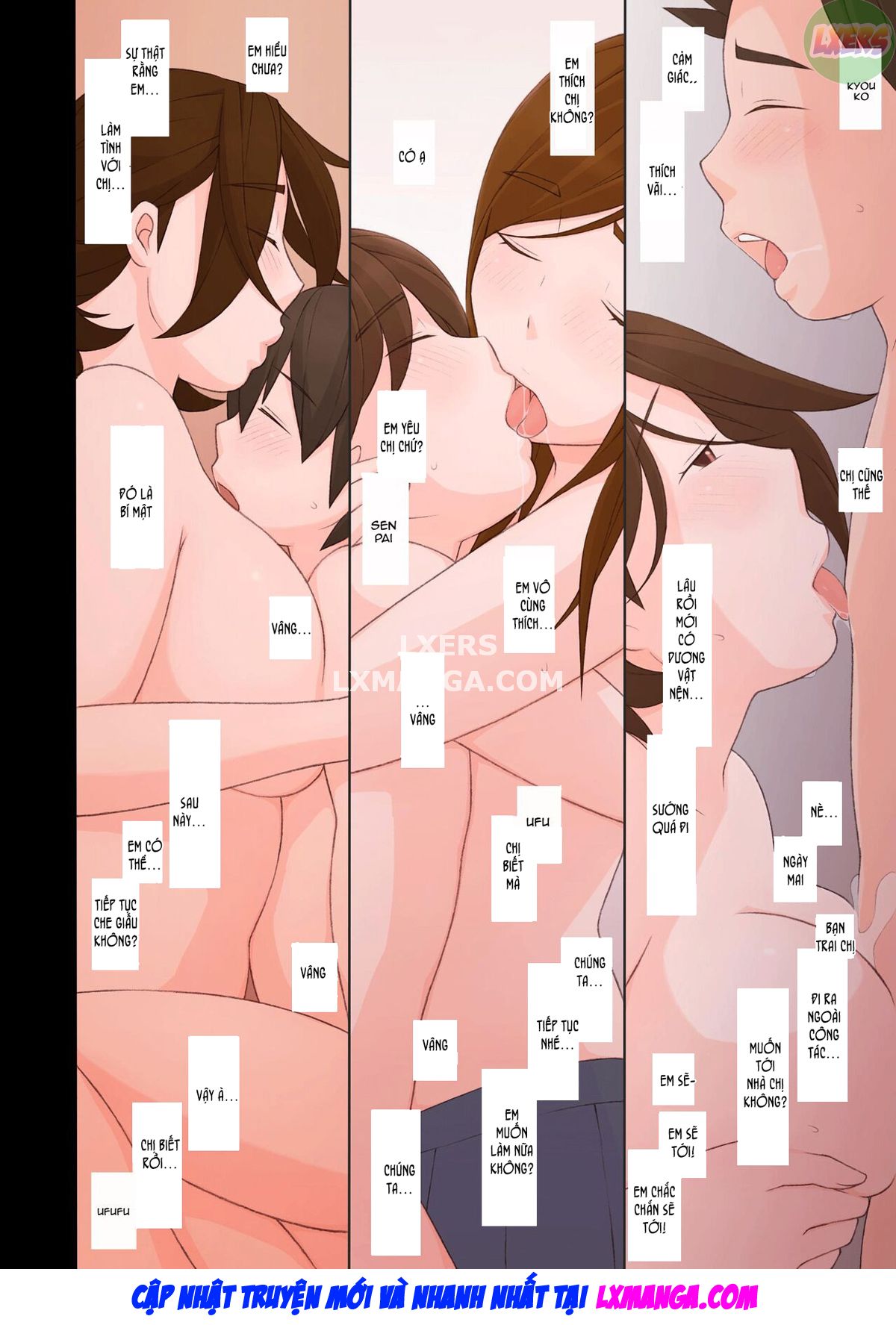 Đọc truyện hentai Chị gái lừa cậu em trai liếm lồn - Oneshot