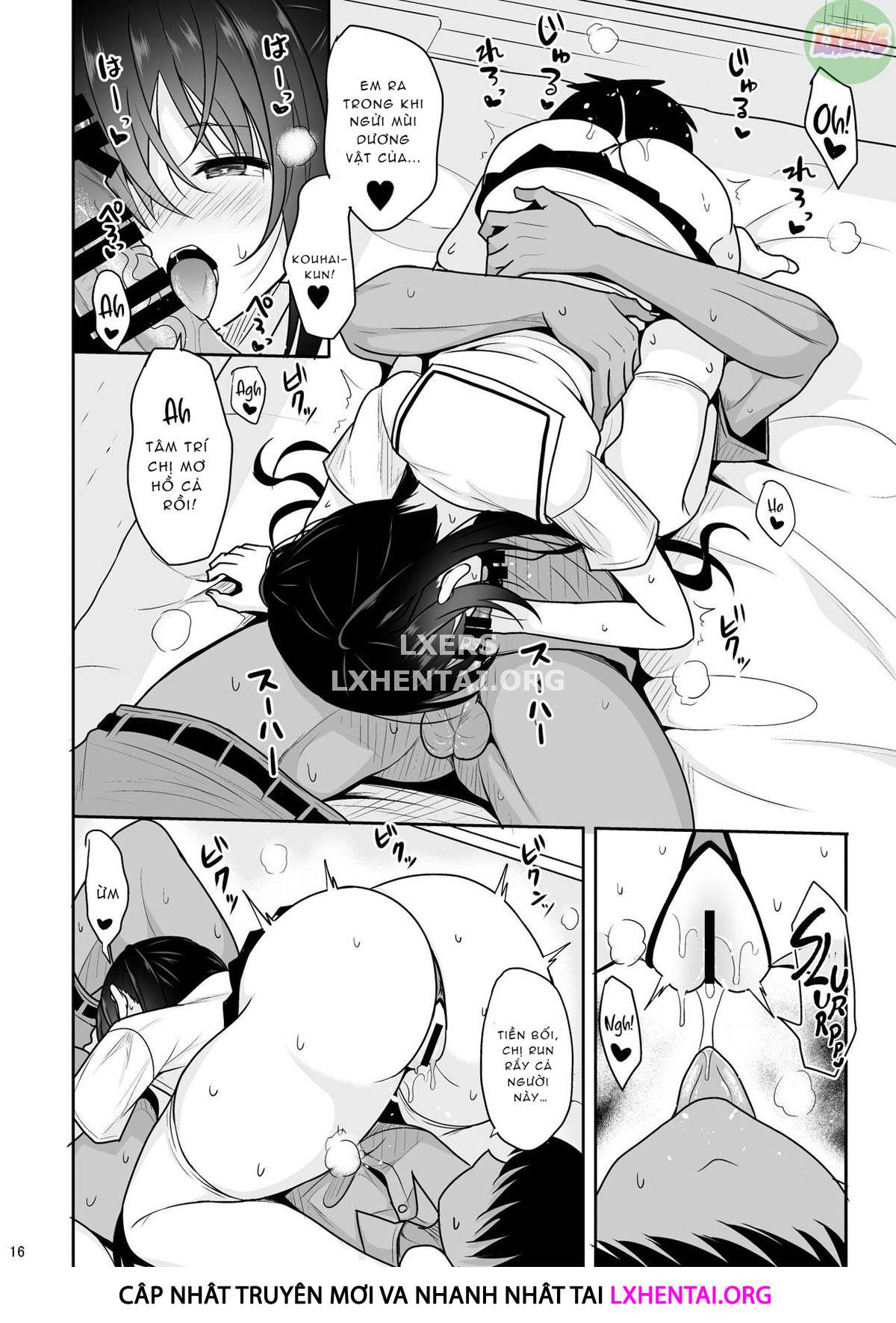 Đọc truyện hentai A Petite Senpai Who Encourages Me To Get Dirty - Oneshot