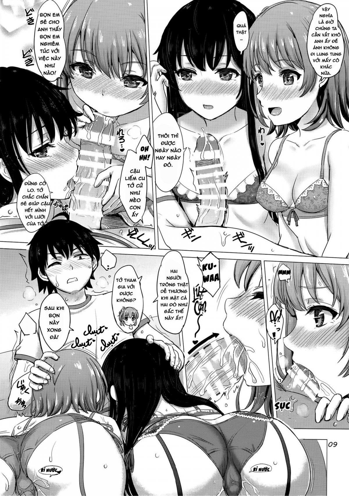 Đọc truyện hentai Những cô nàng dâm dục ở CLB Tình nguyện - Oneshot