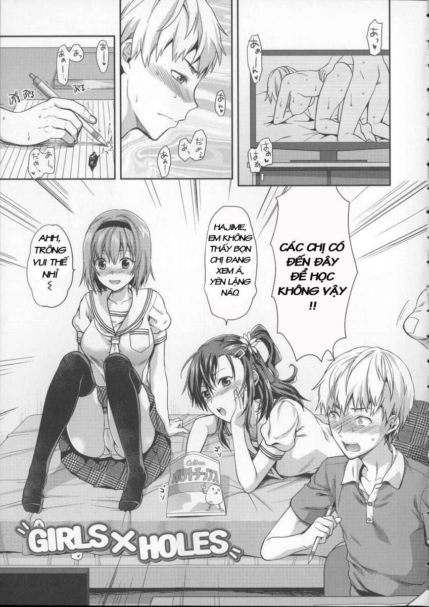 Đọc truyện hentai Ane Kyun! ~My Sweet Sweet Elder Sister~ - Chap 6 - Girls X Holes