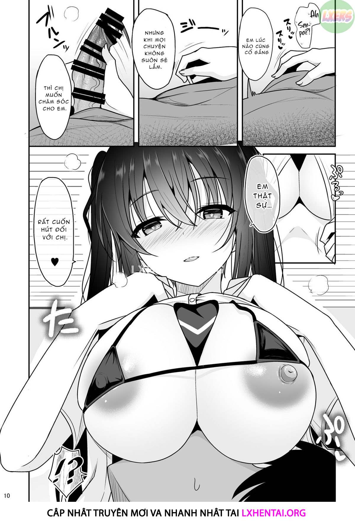 Đọc truyện hentai A Petite Senpai Who Encourages Me To Get Dirty - Oneshot