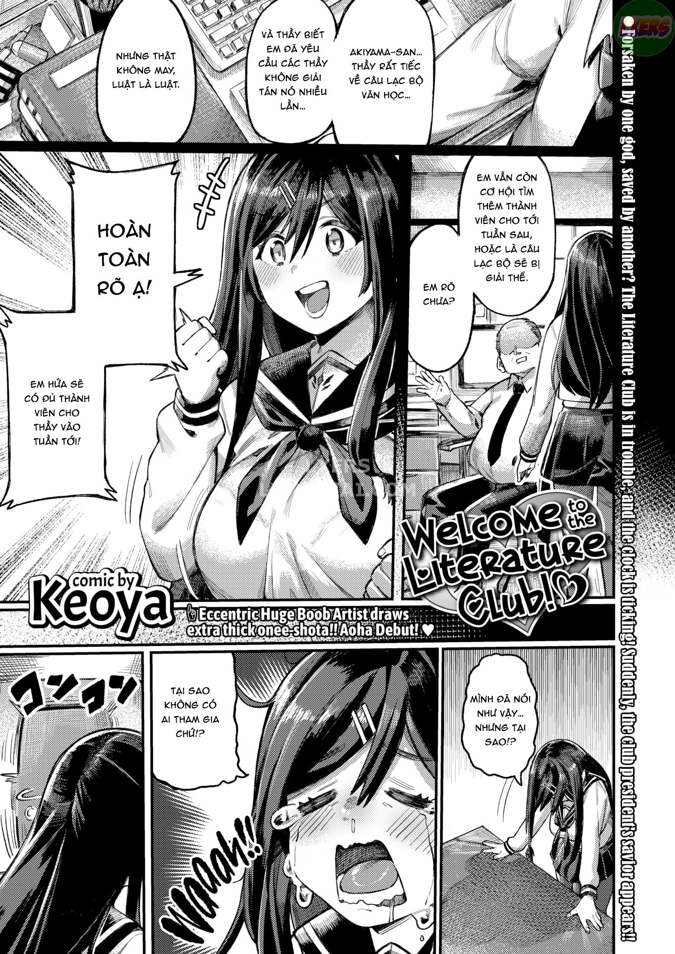 Đọc truyện hentai Chào mừng đến với CLB Văn học! - Oneshot