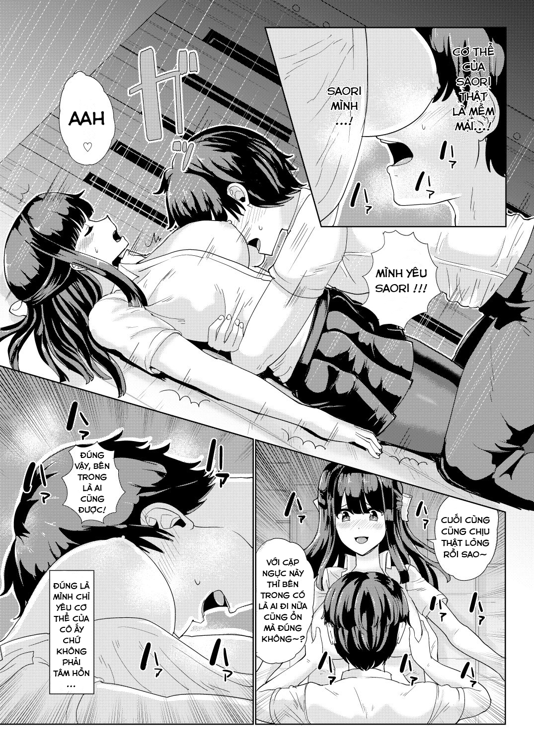 Đọc truyện hentai Kanojo to Oji-san no Karada ga Irekawaru TSF - Oneshot