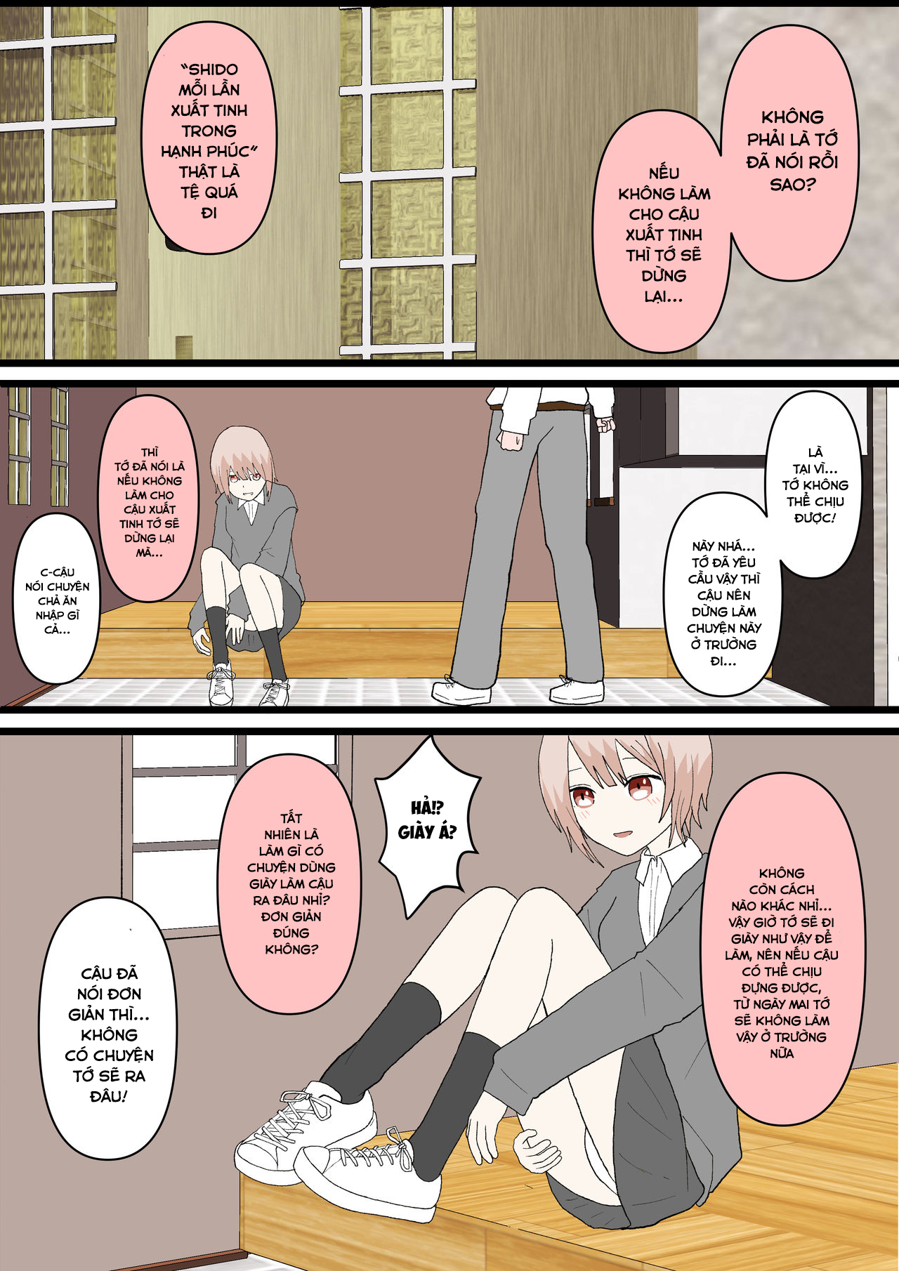 Đọc truyện hentai Người bạn thời thơ ấu và con chó - Oneshot