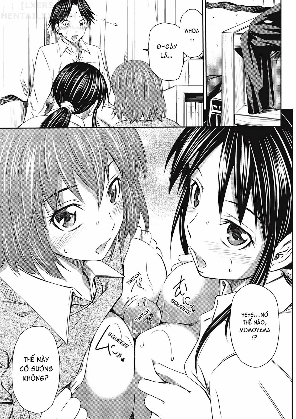 Đọc truyện hentai Peachy Triangle - Chap 4