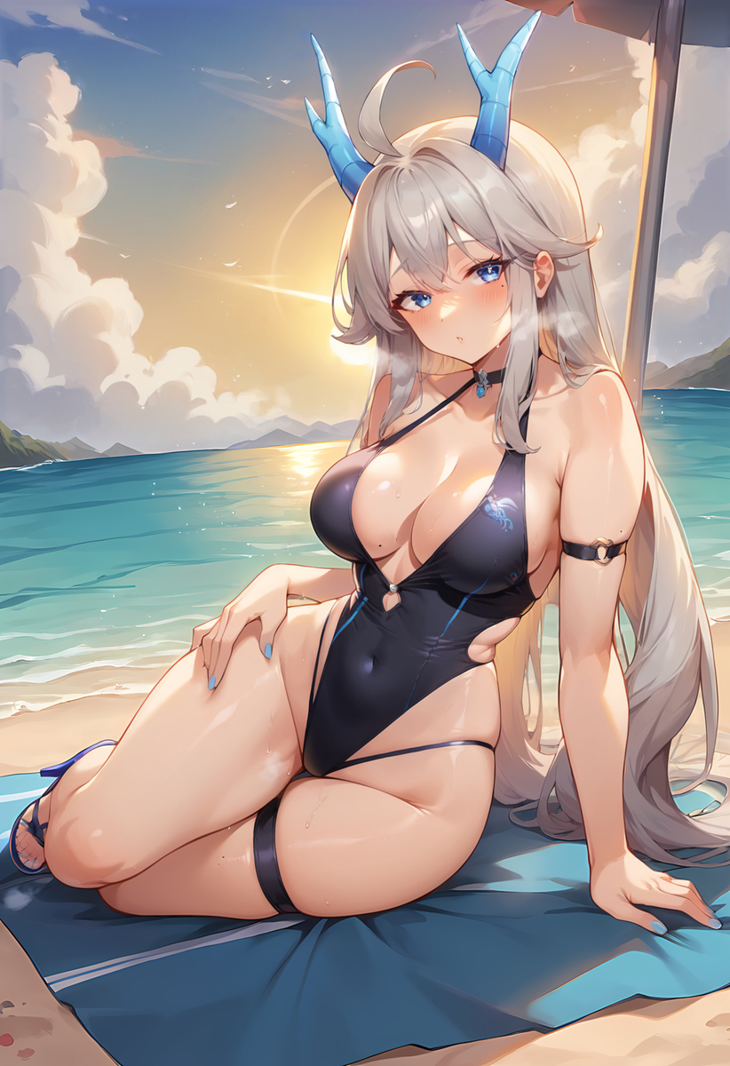 Đọc truyện hentai Tuyển tập Albums Art hentai - Chap 258 - Honglan (Eversoul) | Swimsuit