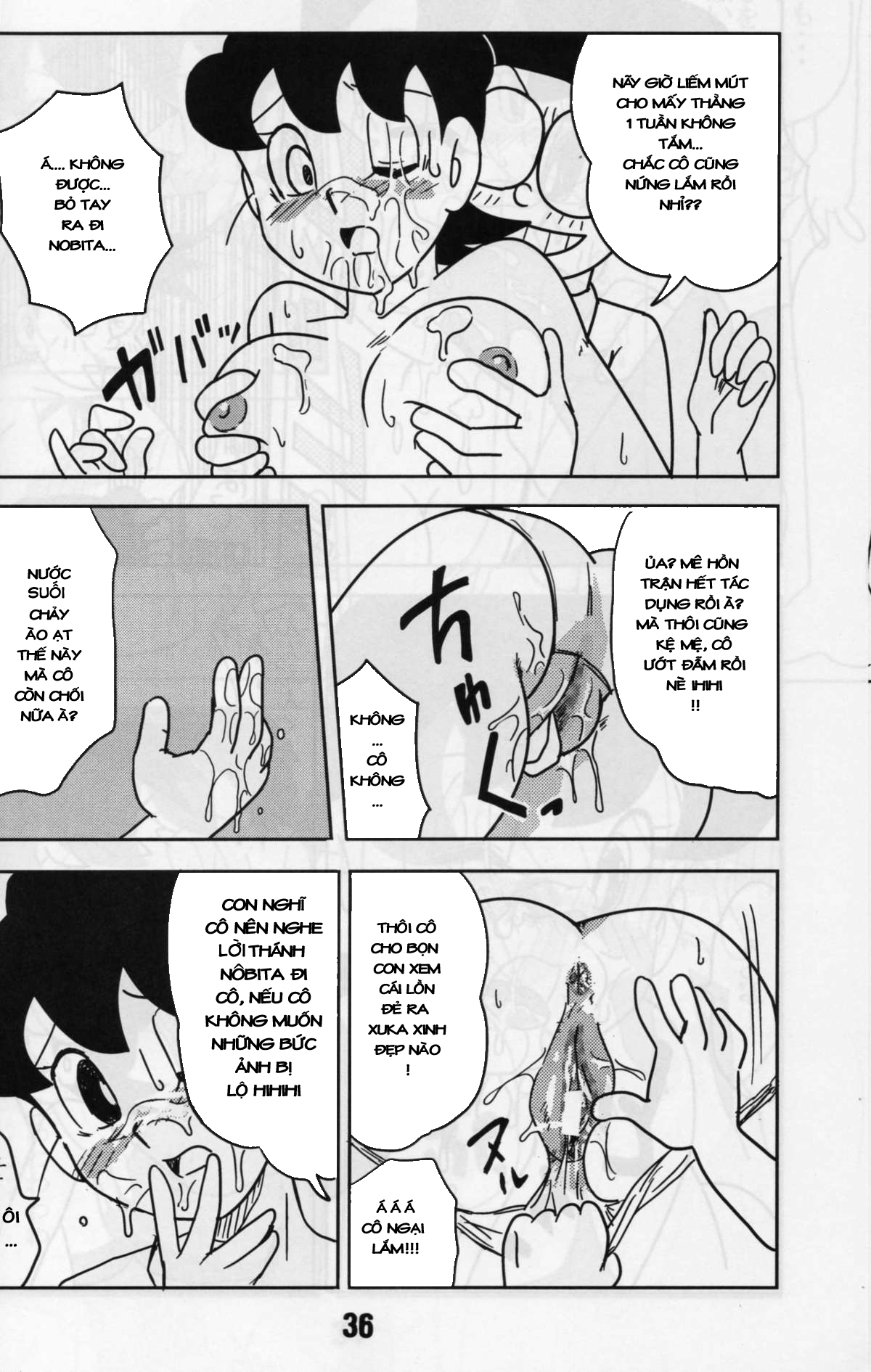 Đọc truyện hentai Thánh Nôbita - Tập 13.2 - Gạ Tình Mẹ Xuka phần 2