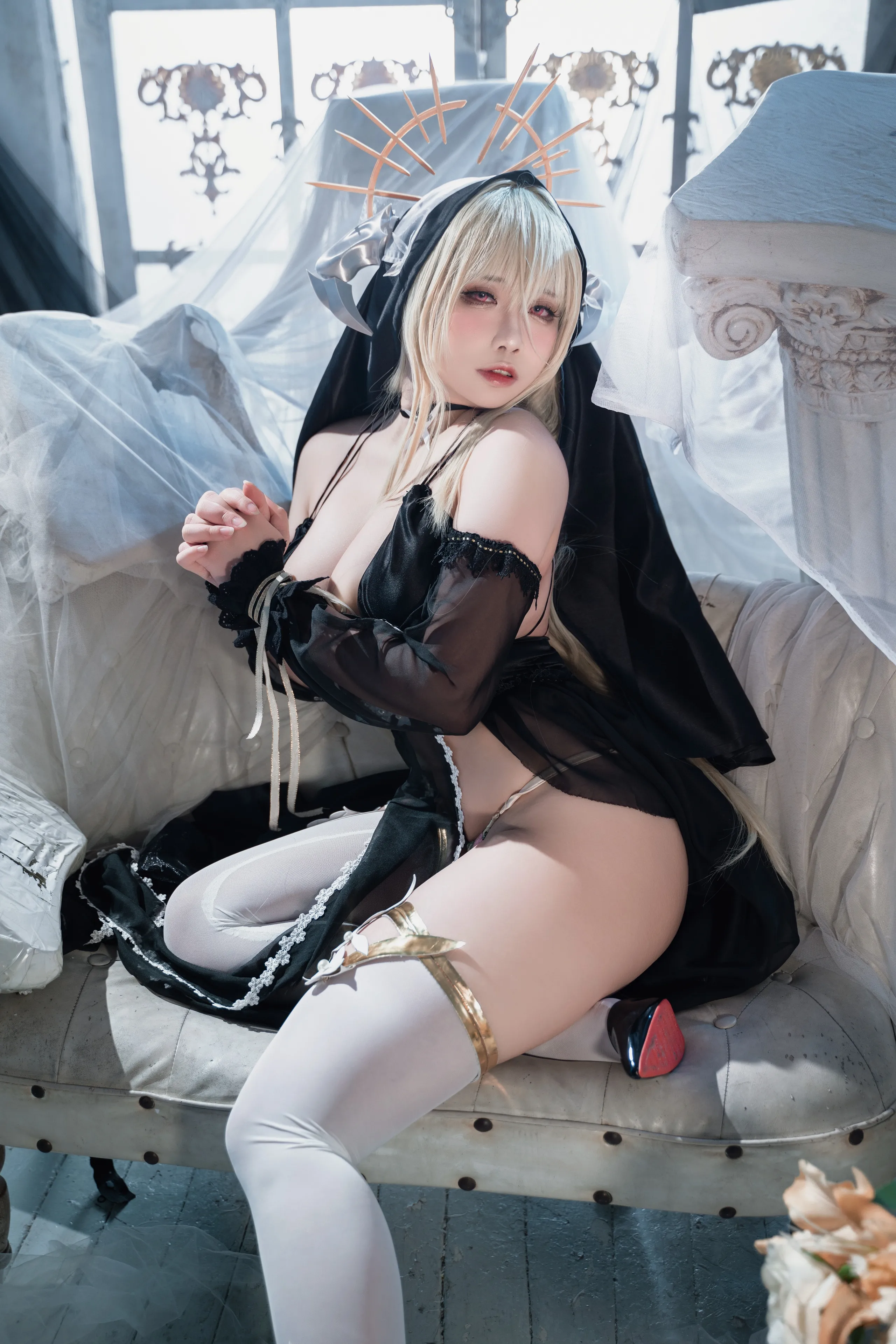 Đọc truyện hentai Tuyển tập Albums siêu phẩm Cosplay - Chap 953 - Sadako Peach - Azur Lane Vengeance