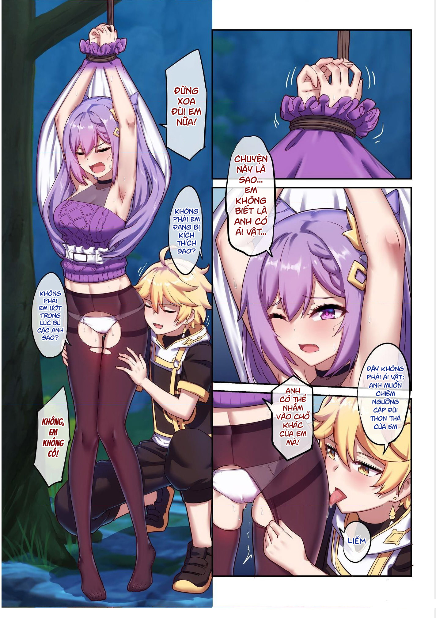 Đọc truyện hentai Keqing hẹn hò với Nhà Lữ Hành - Oneshot