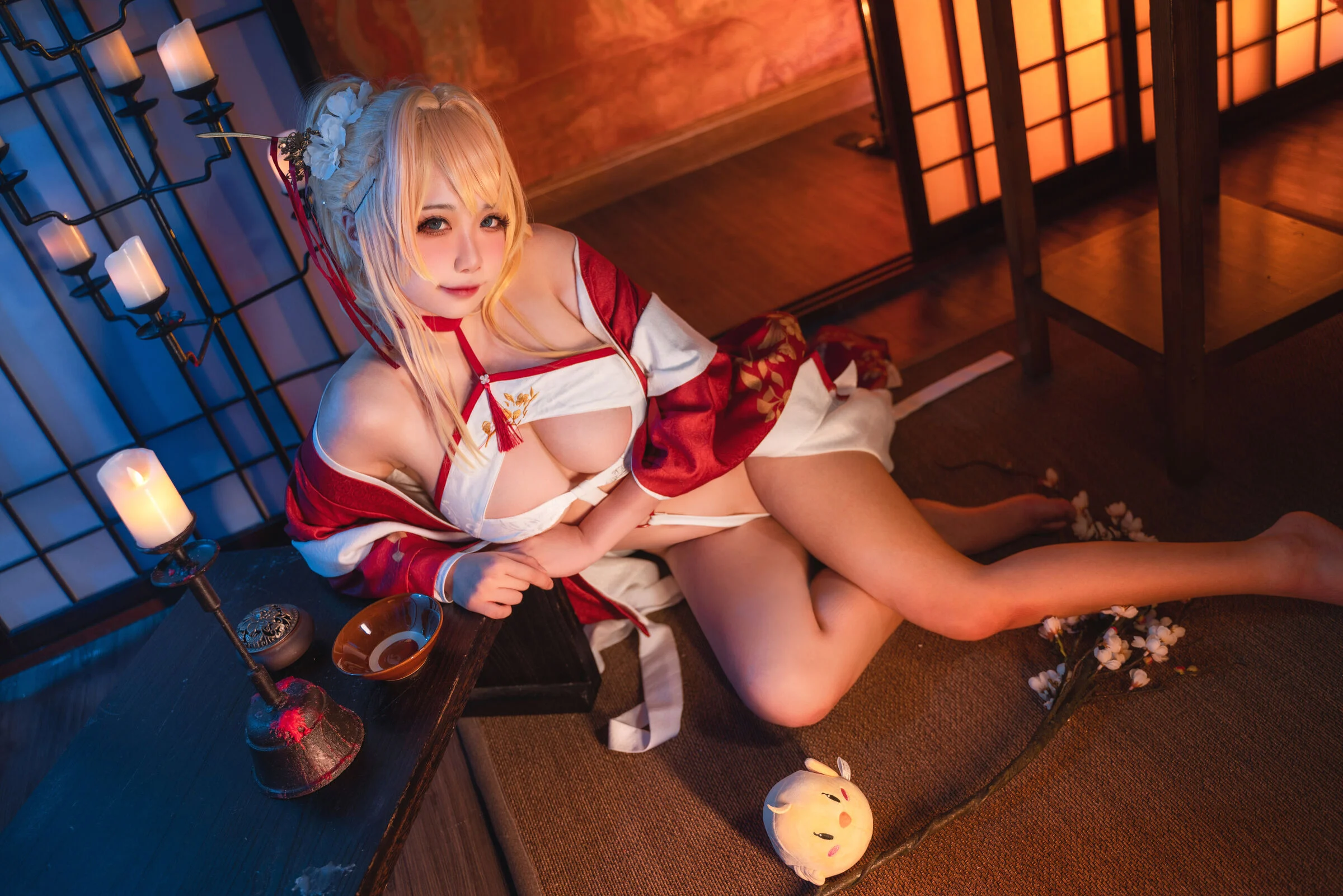 Đọc truyện hentai Tuyển tập Albums siêu phẩm Cosplay - Chap 618 - Sadako Peach - Azur Lane New Year Glory