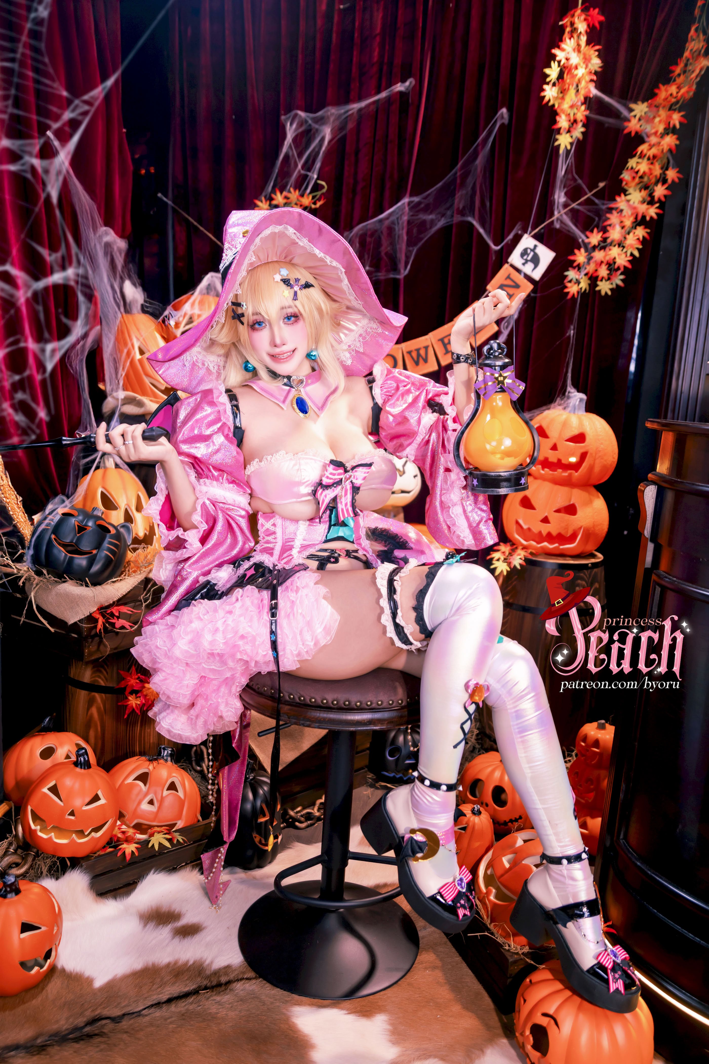 Đọc truyện hentai Tuyển tập Albums siêu phẩm Cosplay - Chap 1257 - Byoru - Peach princess Witch