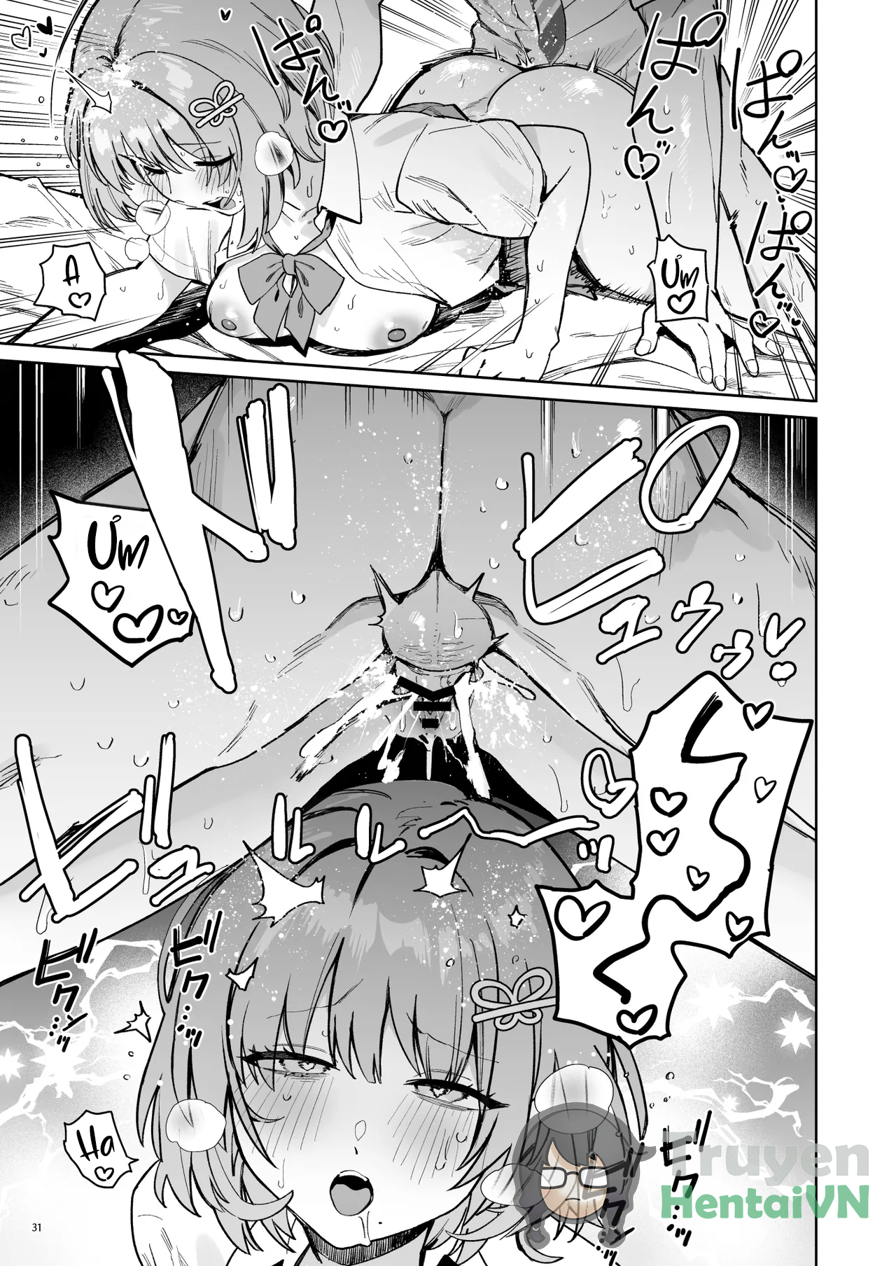Đọc truyện hentai Class de Kakure Ninki no Hirose-san ga Guigui kuru! - Oneshot
