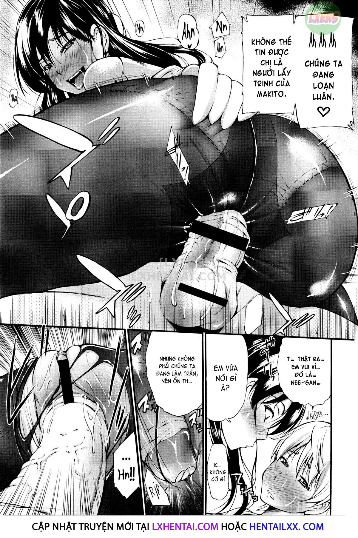 Đọc truyện hentai Houkei Nama Ijiri + Bonus Leaflet - Chap 8 - Chỉ em thủ dâm