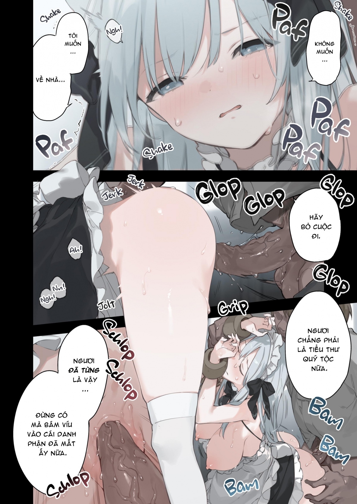 Đọc truyện hentai Sự sa ngã của nàng hầu gái tiểu thư quý tộc - Oneshot