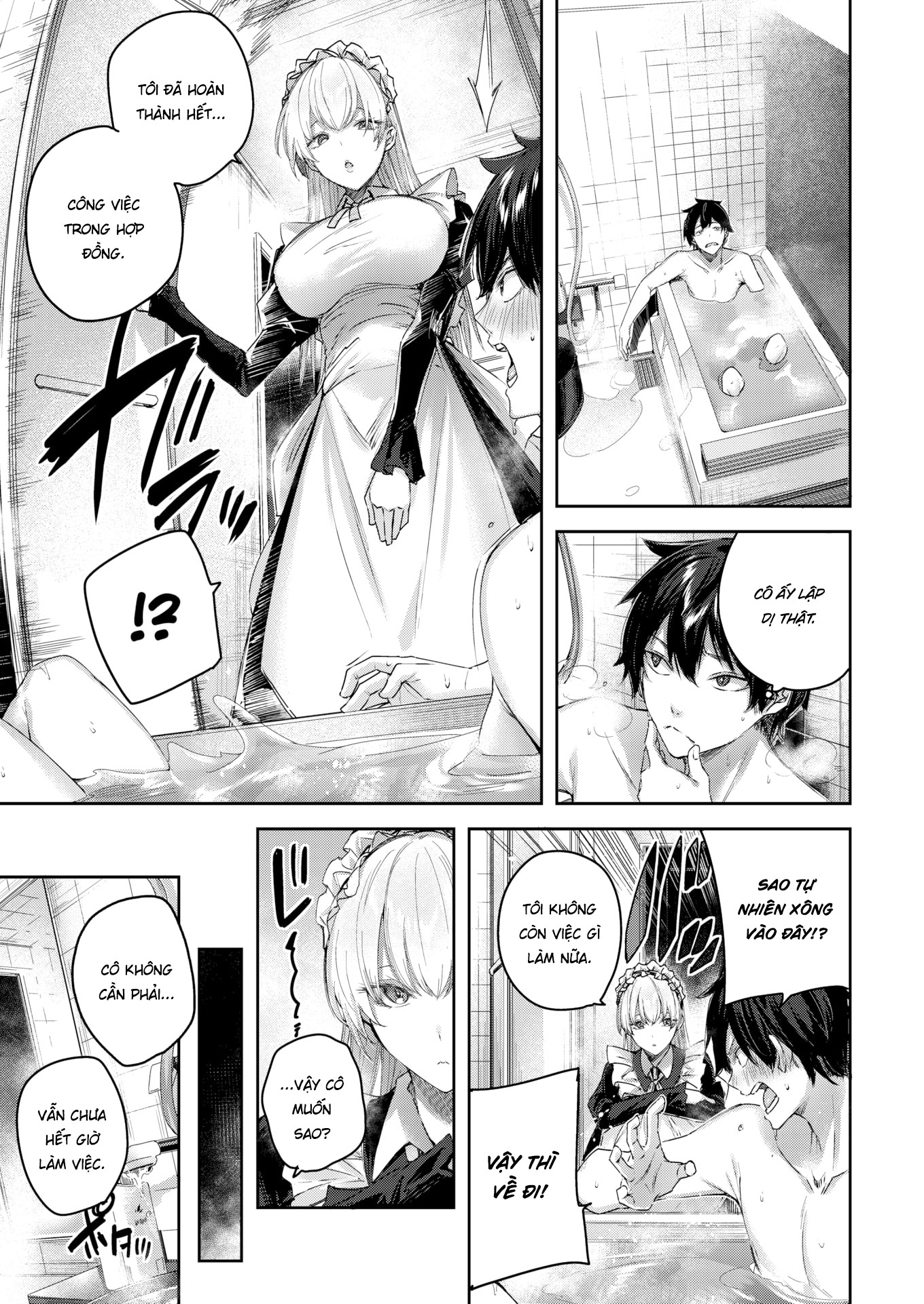 Đọc truyện hentai Dịch Vụ Nàng Hầu Thơ Ngây - Oneshot