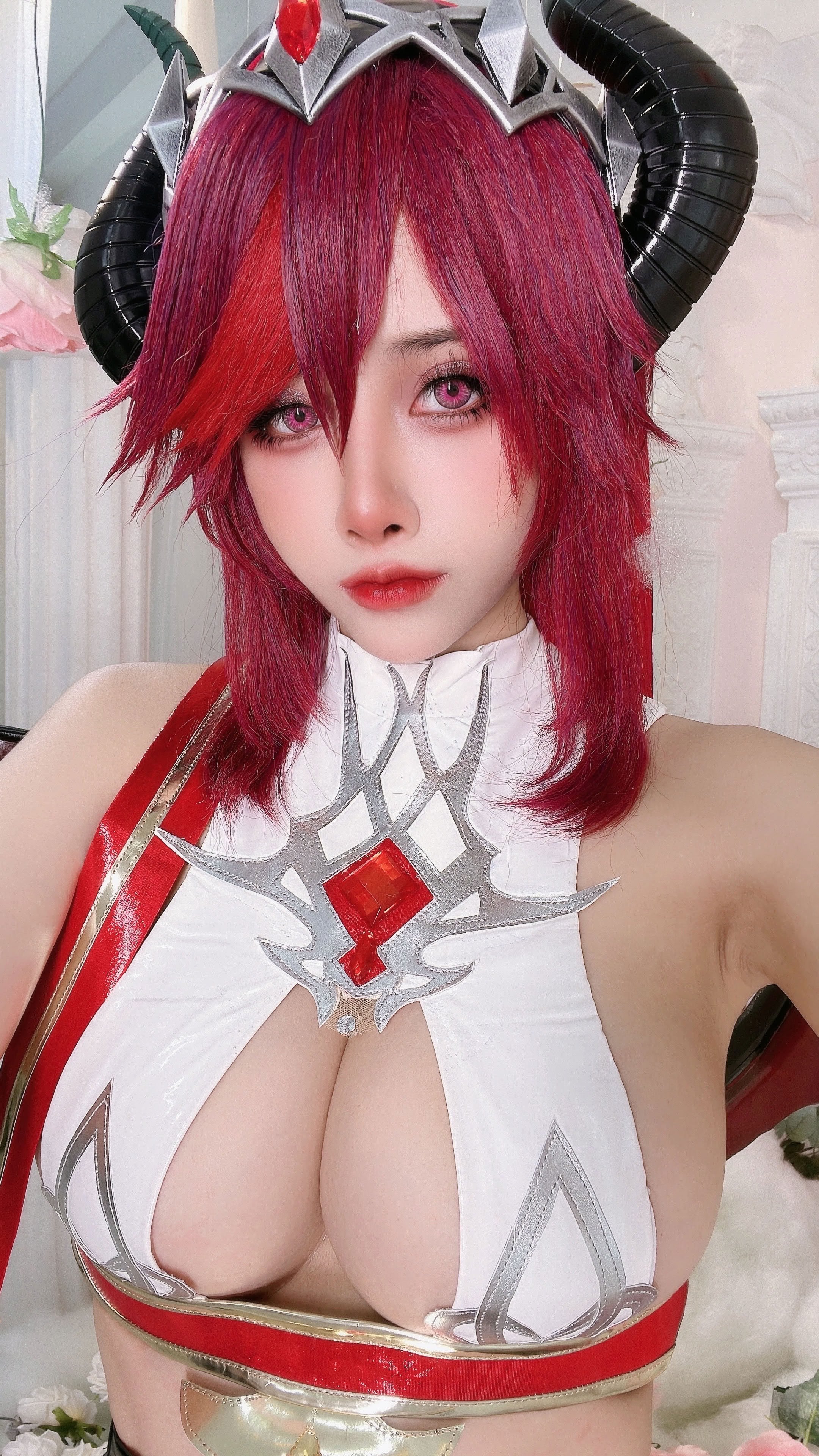 Đọc truyện hentai Tuyển tập Albums siêu phẩm Cosplay - Chap 1215 - Byoru - Rosaria Succubus (Genshin Impact)