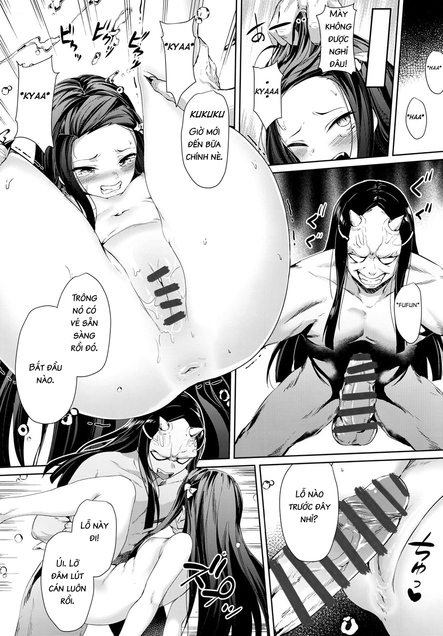 Đọc truyện hentai Moshi Nezuko Ga Warui Hito Ni Tsukamattara... (Kimetsu no Yaiba) - Oneshot