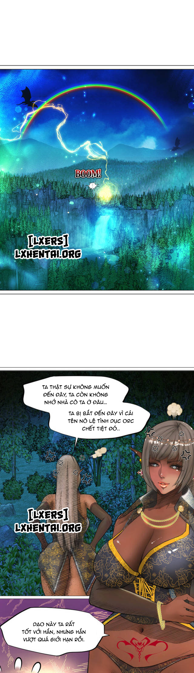 Đọc truyện hentai Nữ Hoàng Dark Elf Và Nô Lệ Orc - Chap 19