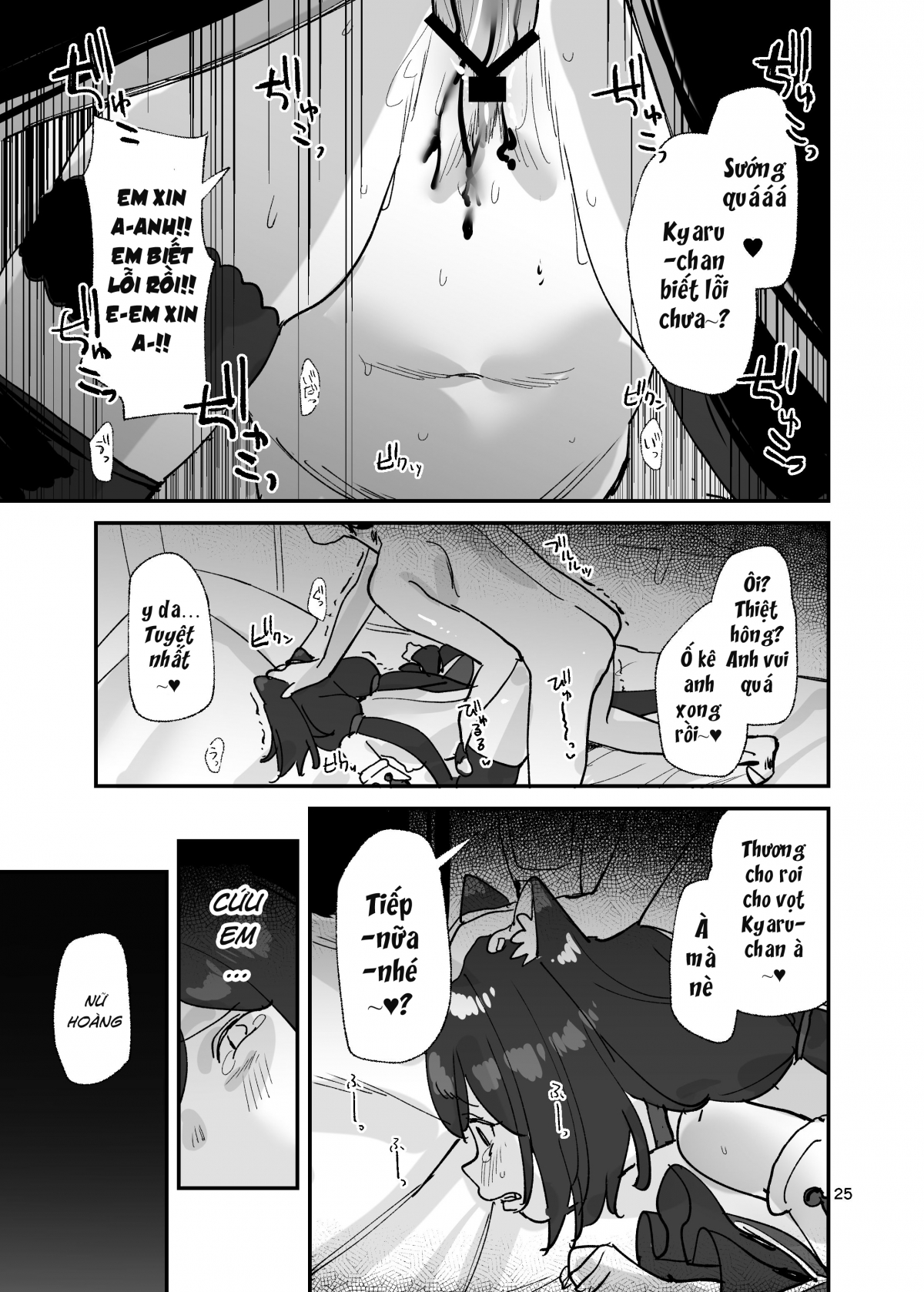 Đọc truyện hentai VÌ EM LÀ KẺ PHẢN BỘI KYARU - CHAN À ! - Chap 2: VÌ EM LÀ KẺ PHẢN BỘI KYARU CHAN À!