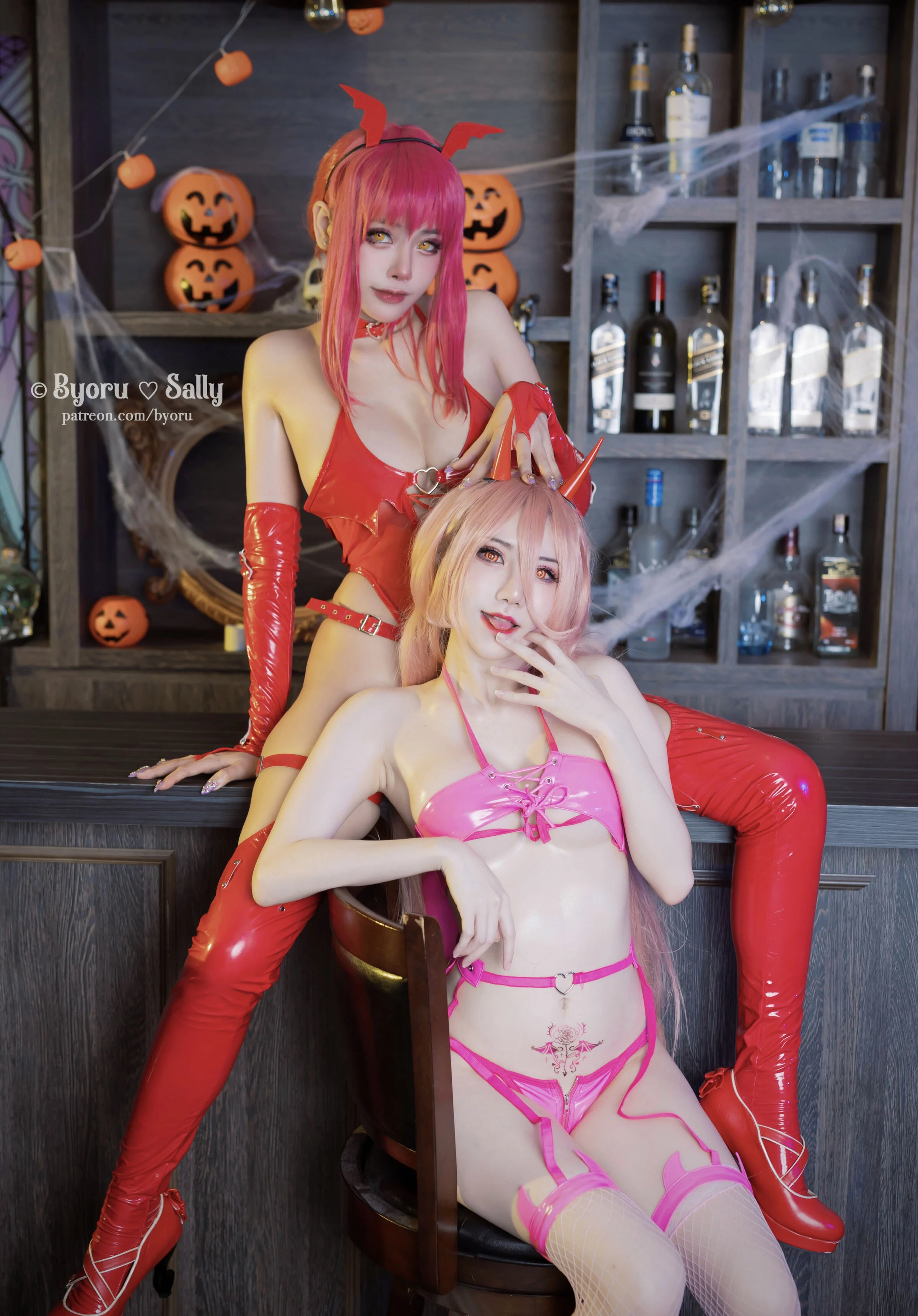 Đọc truyện hentai Tuyển tập Albums siêu phẩm Cosplay - Chap 470 - Byoru & Sally - Makima x Power