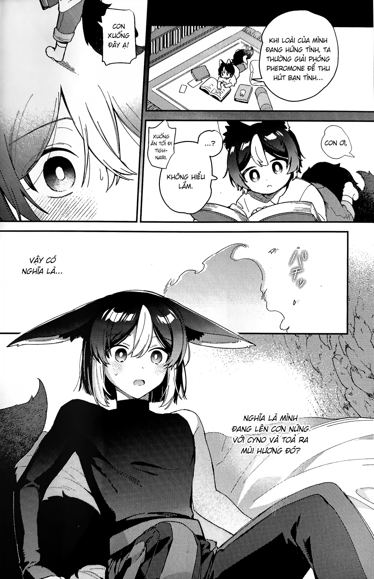 Đọc truyện hentai Anh bạn sói của tôi đang hành động bất thường - Oneshot