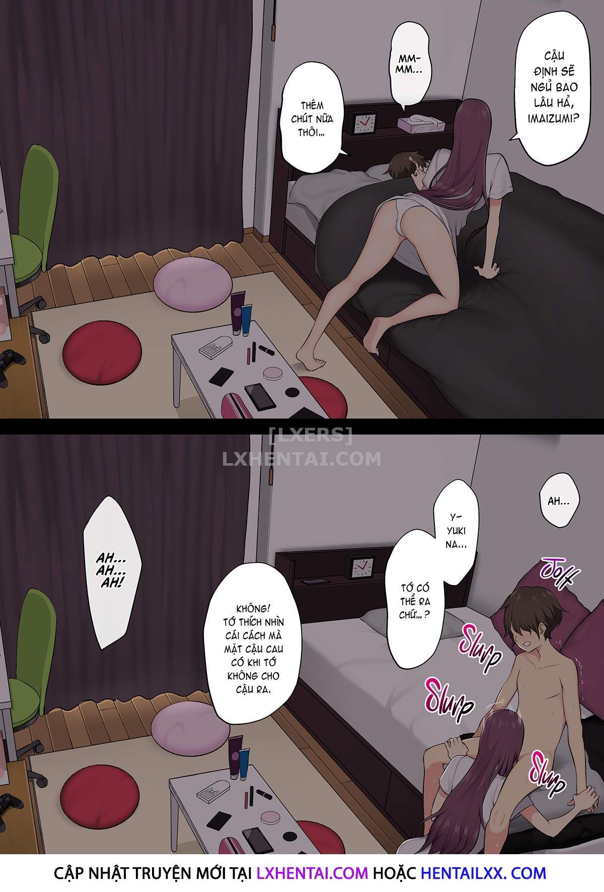 Đọc truyện hentai Imaizumi đưa cả bầy Gyaru về nhà mình - Chap 2