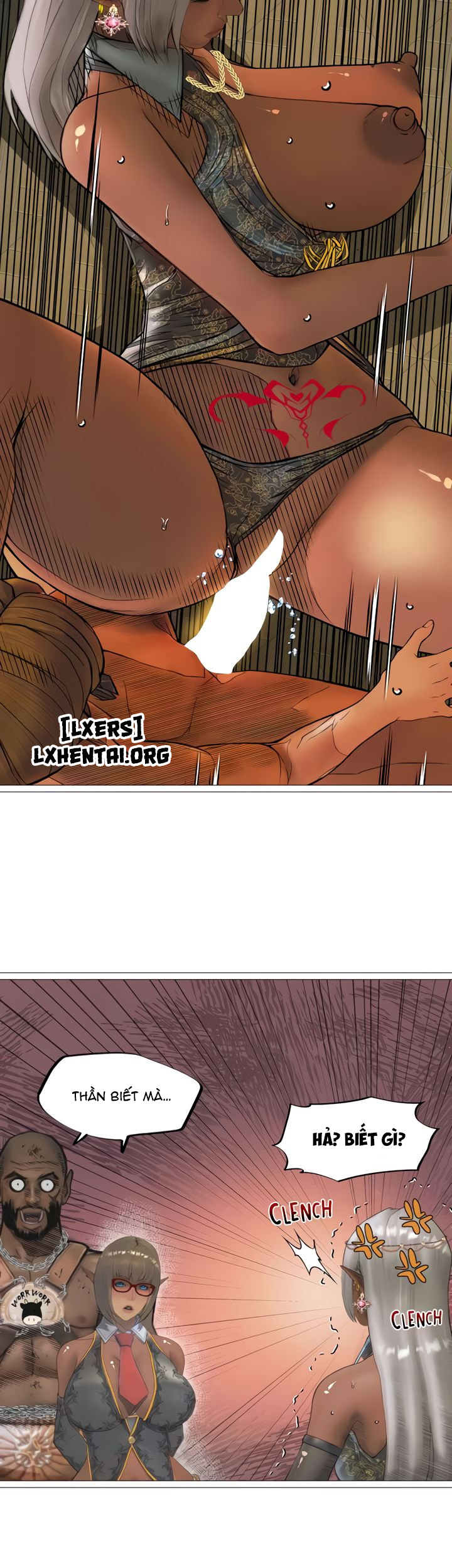 Đọc truyện hentai Nữ Hoàng Dark Elf Và Nô Lệ Orc - Chap 27