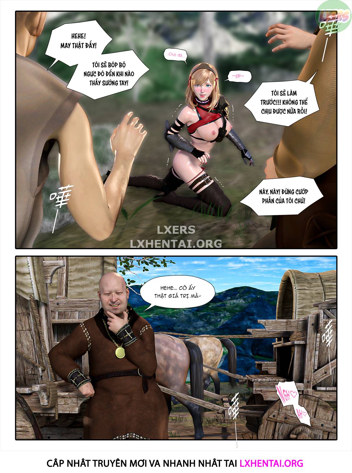 Đọc truyện hentai The Rose Fall Into Darkness - Chap 4