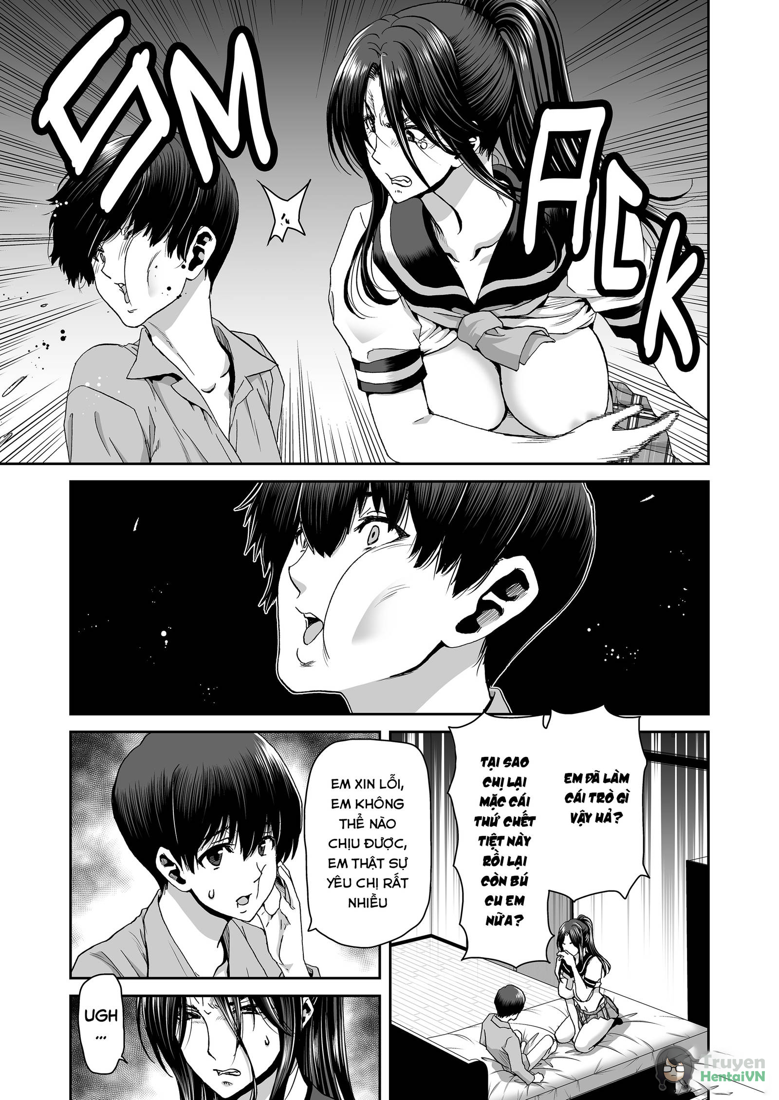 Đọc truyện hentai Lý do vợ tôi buộc tóc đuôi ngựa - Chap 2