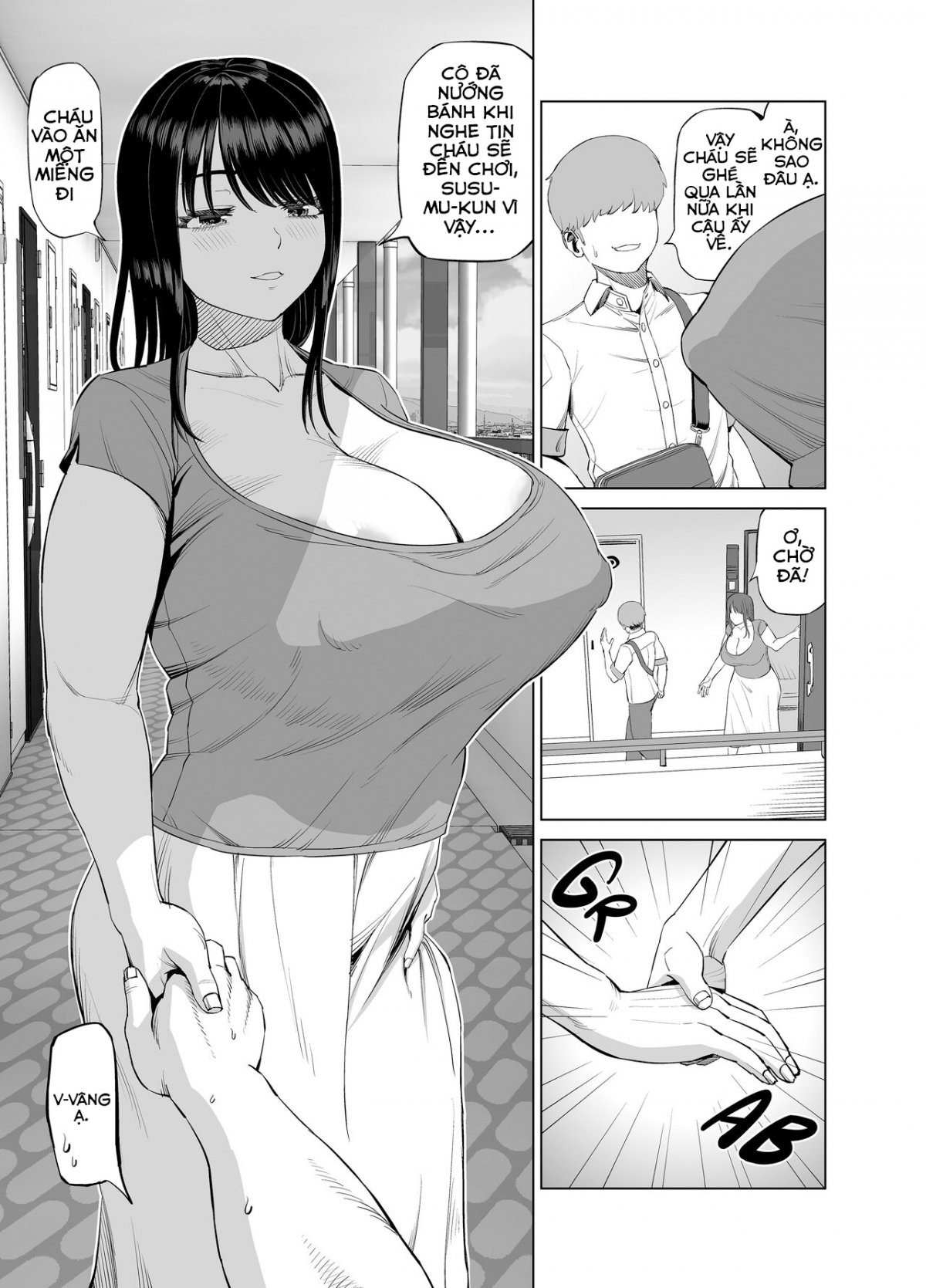 Đọc truyện hentai Bị quyến rũ bởi mẹ thằng bạn - Oneshot