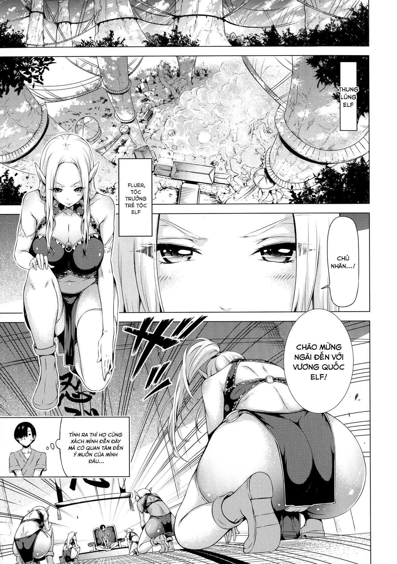Đọc truyện hentai Isekai Harem Paradise - (Ge) Chap 2