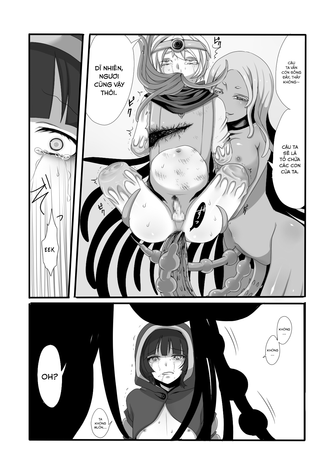 Đọc truyện hentai Quái vật, anh hùng và pháp sư - Oneshot