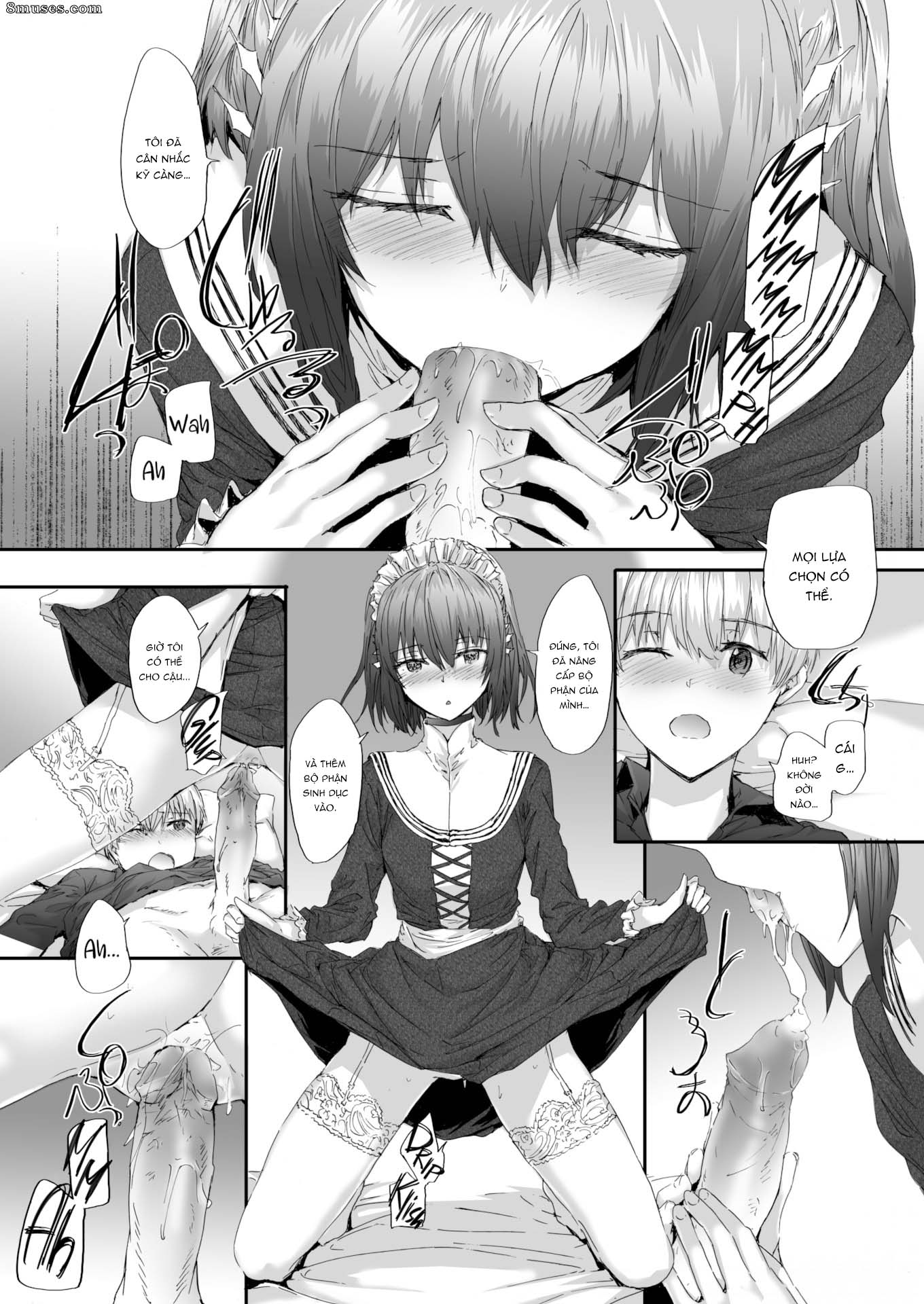 Đọc truyện hentai Cô gái máy móc - Oneshot