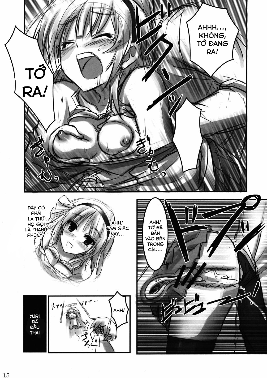 Đọc truyện hentai Angel Kneeso! (Angel Beats) - Oneshot