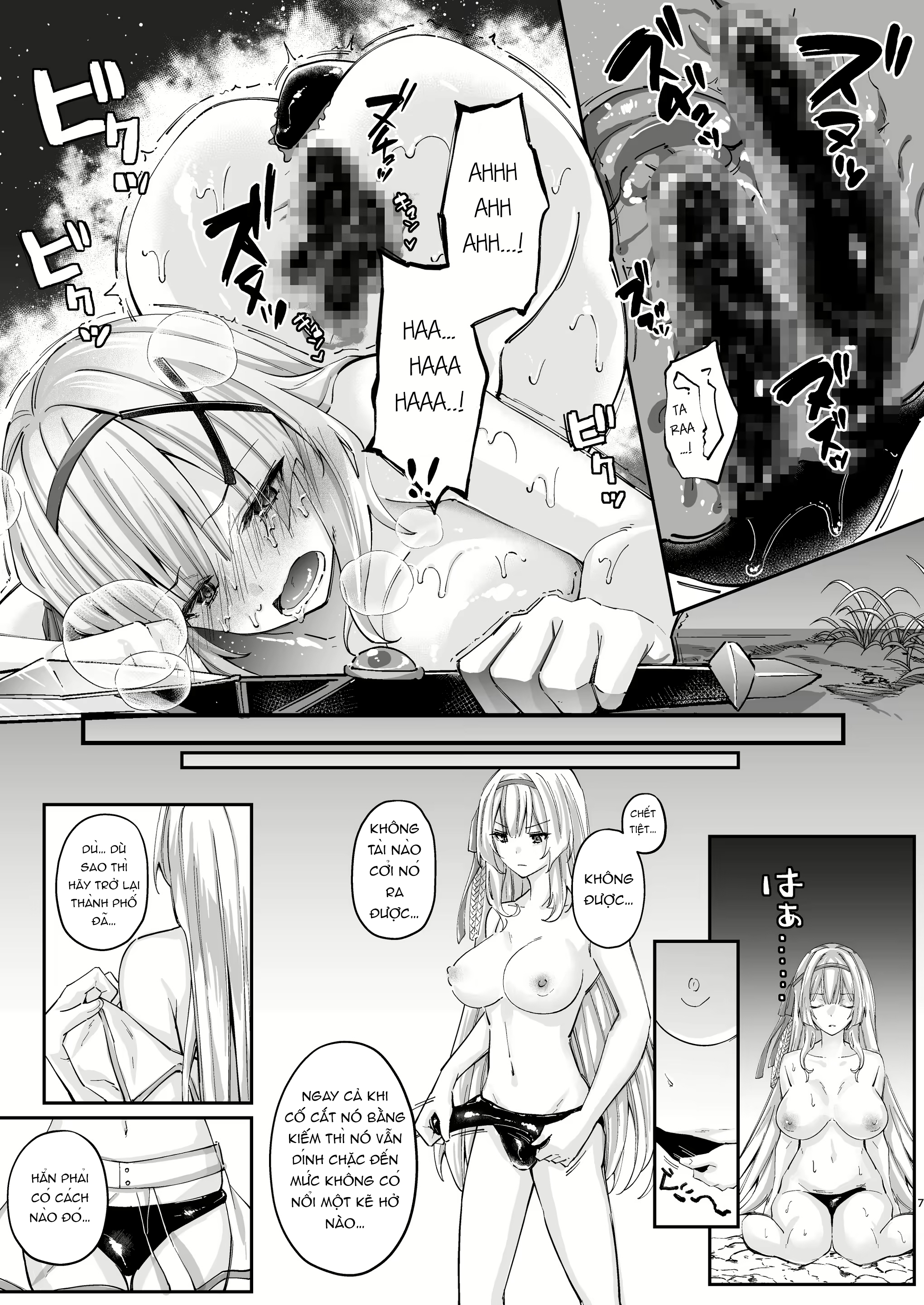 Đọc truyện hentai Cộng Sinh Câu chuyện về nàng công chúa hiệp sĩ bị ký sinh bởi bộ đồ xúc tu cao su màu đen - Onechot